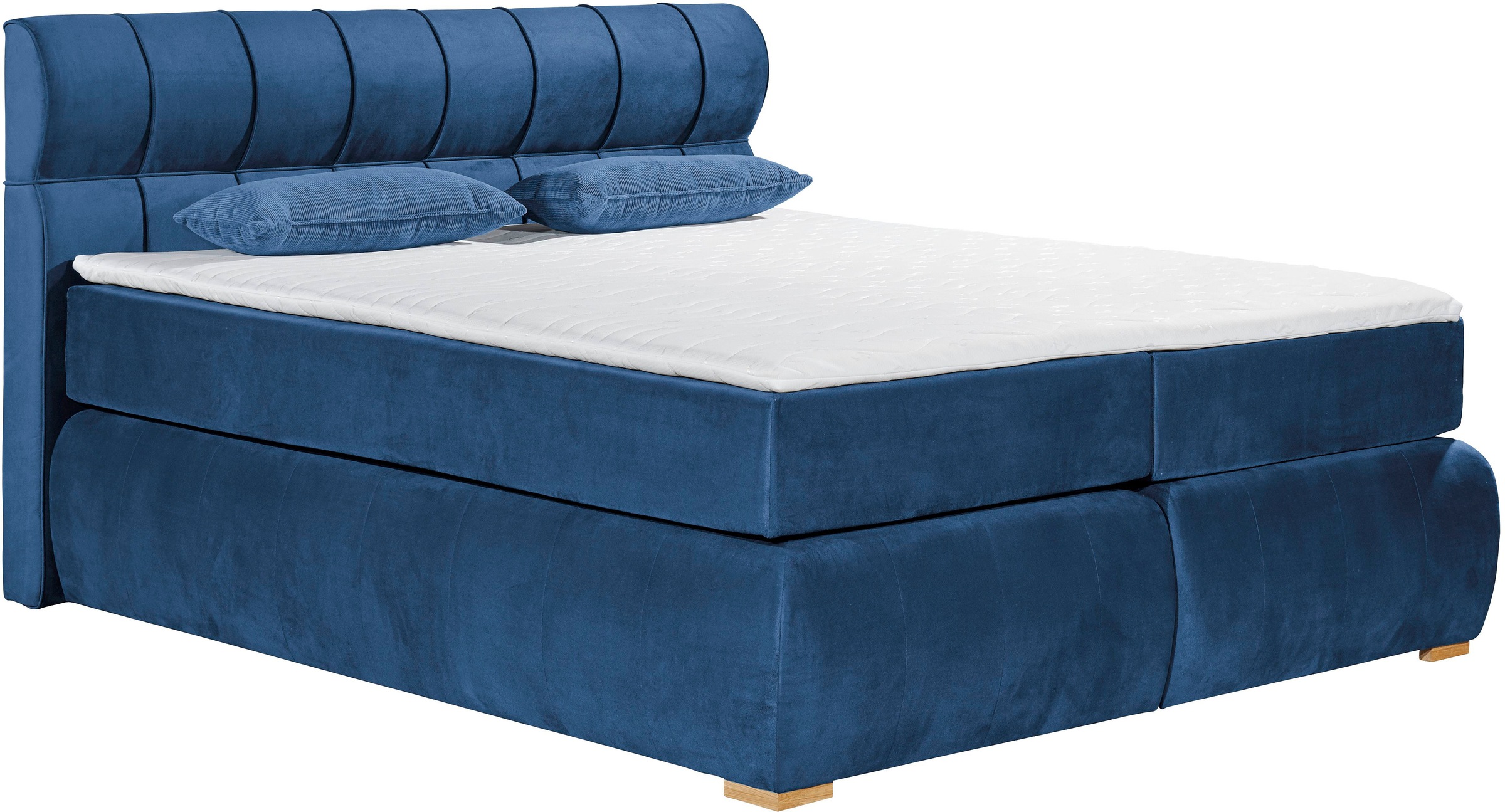 Places of Style Boxspringbett »Felicia«, in H4, inkl. Topper und Bettkasten