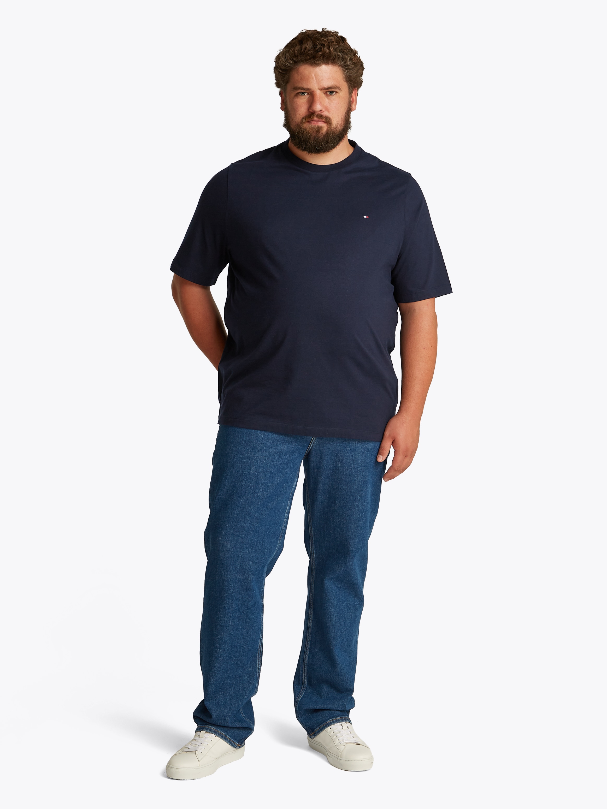 Tommy Hilfiger Big & Tall T-Shirt »BT-ESSENTIAL REG FIT SOLID TEE-B« Große Größen