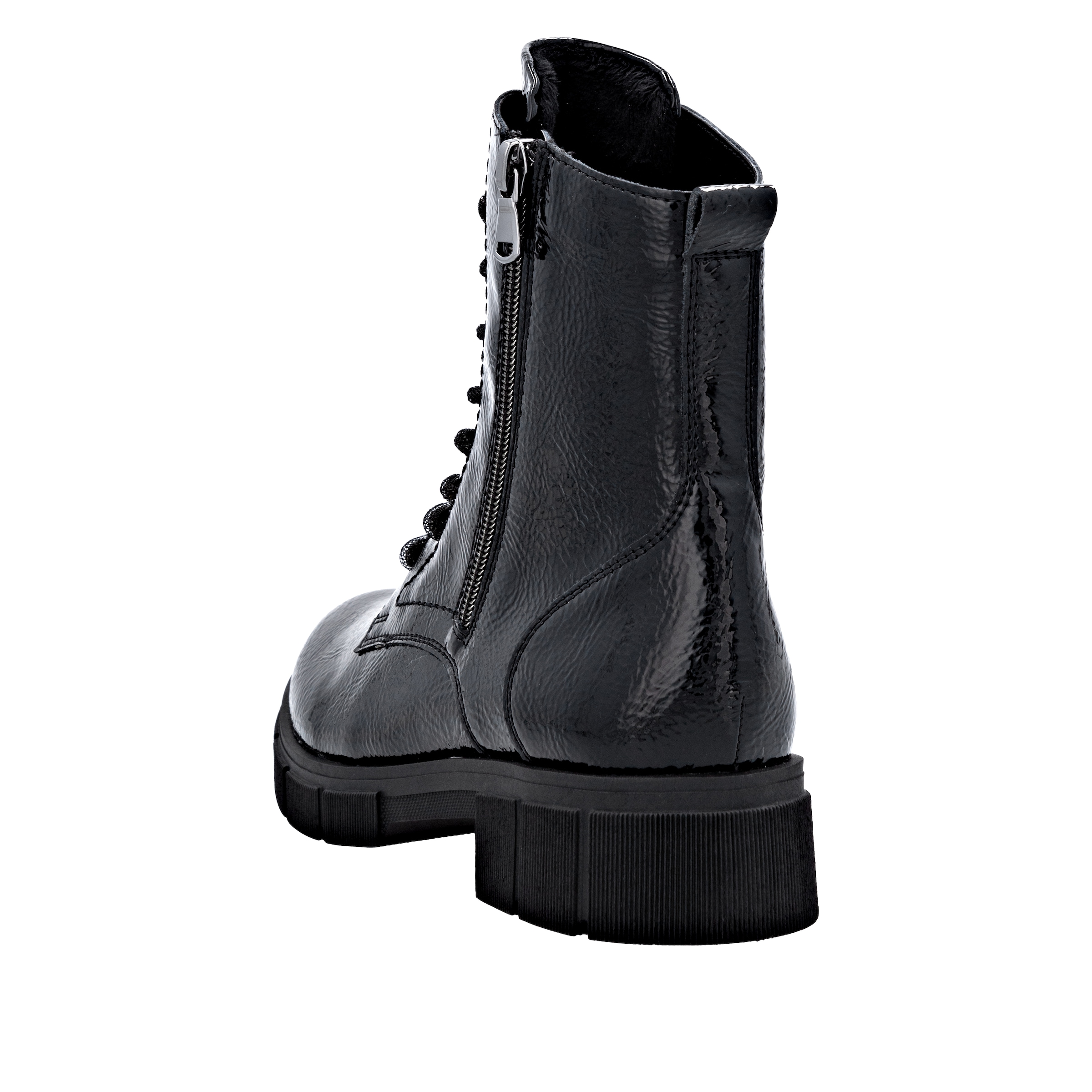 Remonte Schnürstiefelette, Schnürboots, Stiefelette, Profilsohle, mit Glitzer-Schnürsenkel