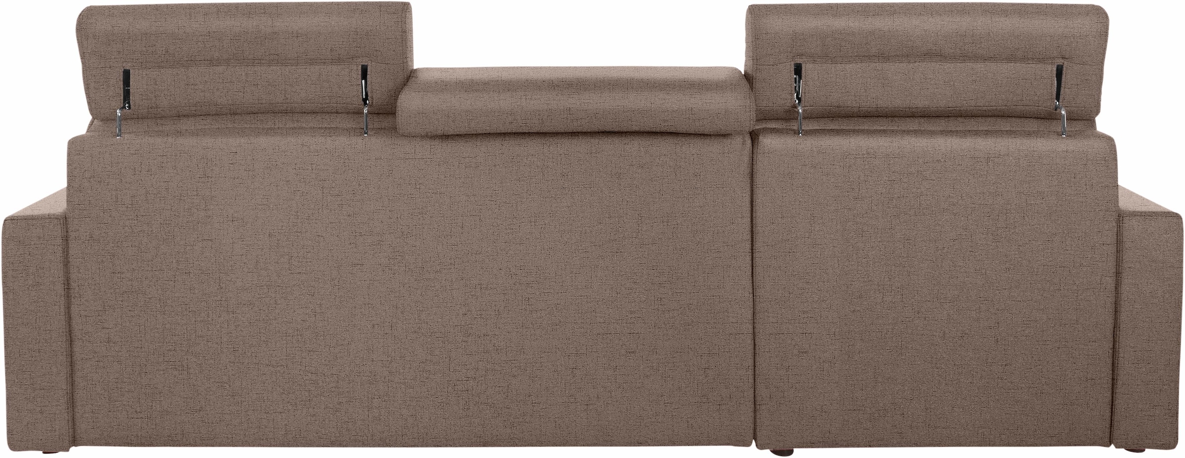 DOMO collection Ecksofa »Ava L-Form«, mit Recamiere, Federkern wahlweise mit Kopfteilverstellungen