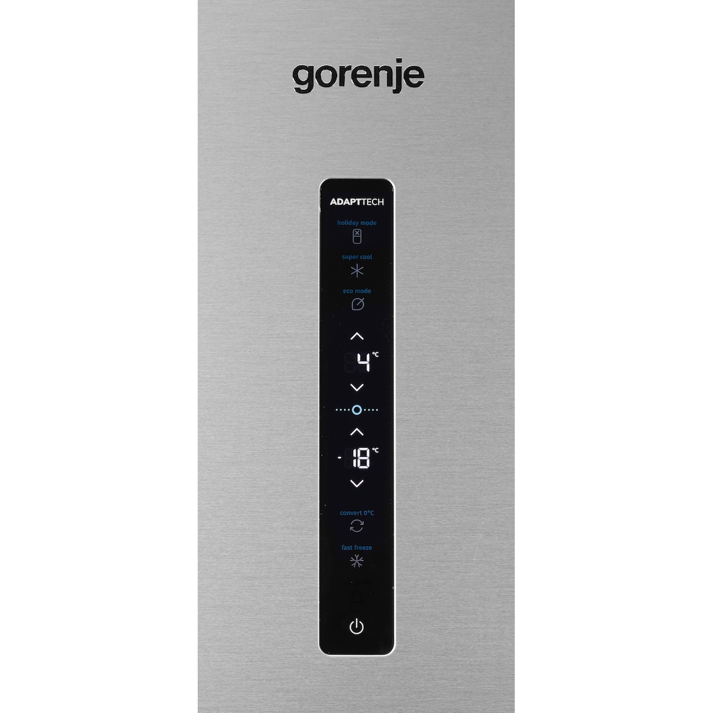 GORENJE Kühl-/Gefrierkombination, NRC6204SXL4, 200 cm hoch, 60 cm breit