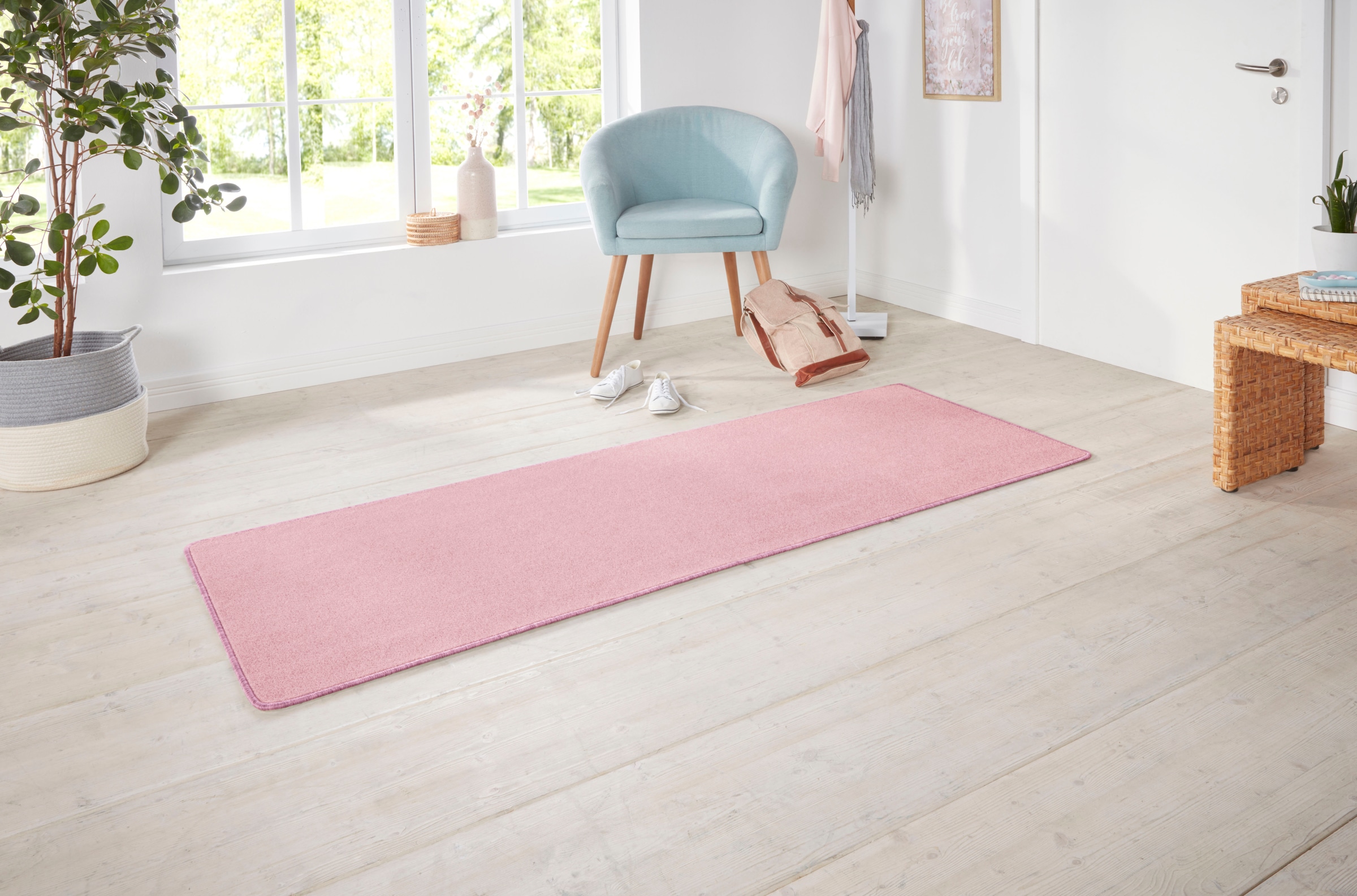 HANSE Home Teppich »Shashi«, rechteckig, 8,5 mm Höhe, Kurzflor, Unifarben, günstig online kaufen