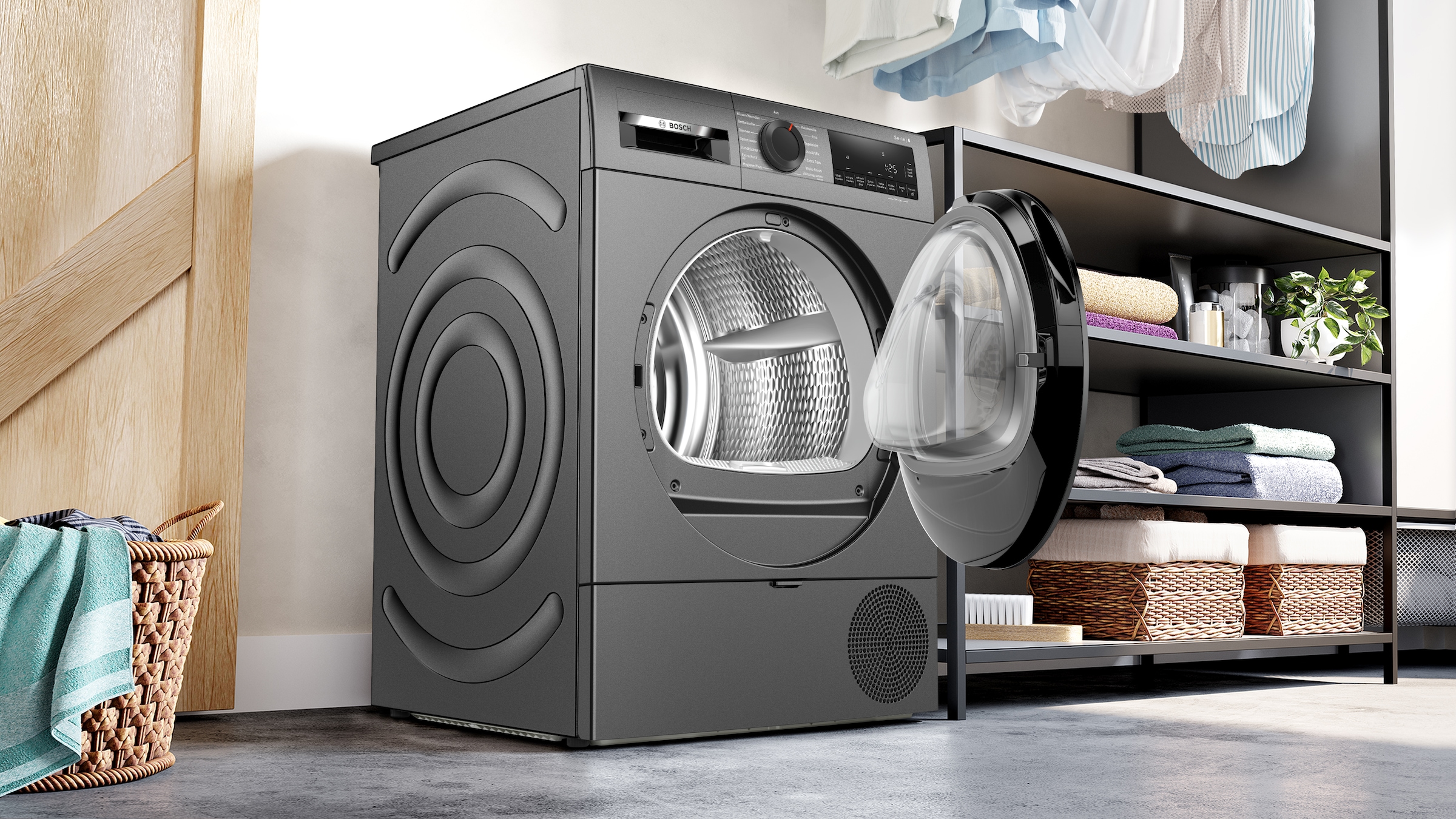 BOSCH Wärmepumpentrockner »WQG243DR10« Serie 6