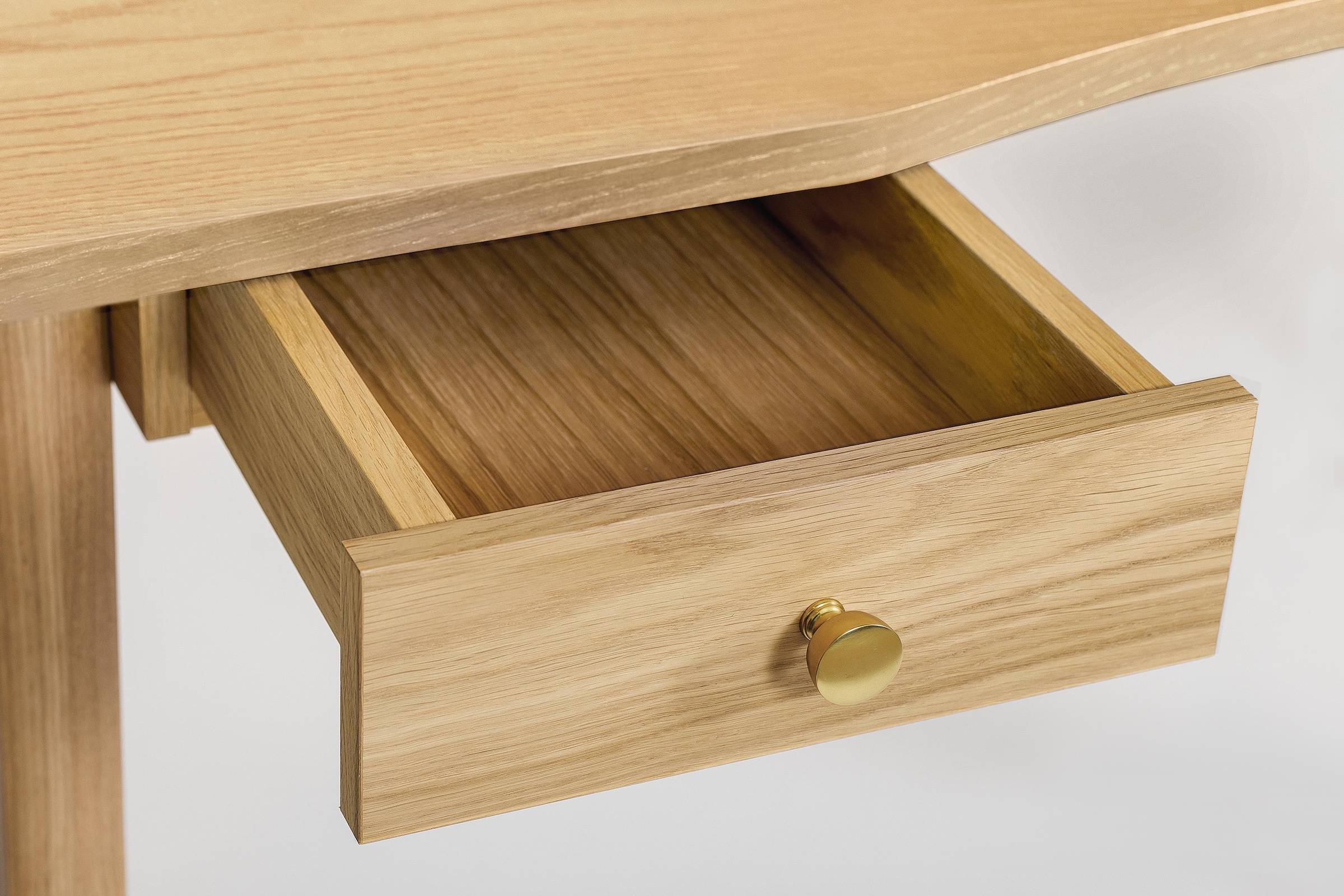 Woodman Schreibtisch »Peer«, im skandinavian Design, Tischbeine aus massiver Eiche