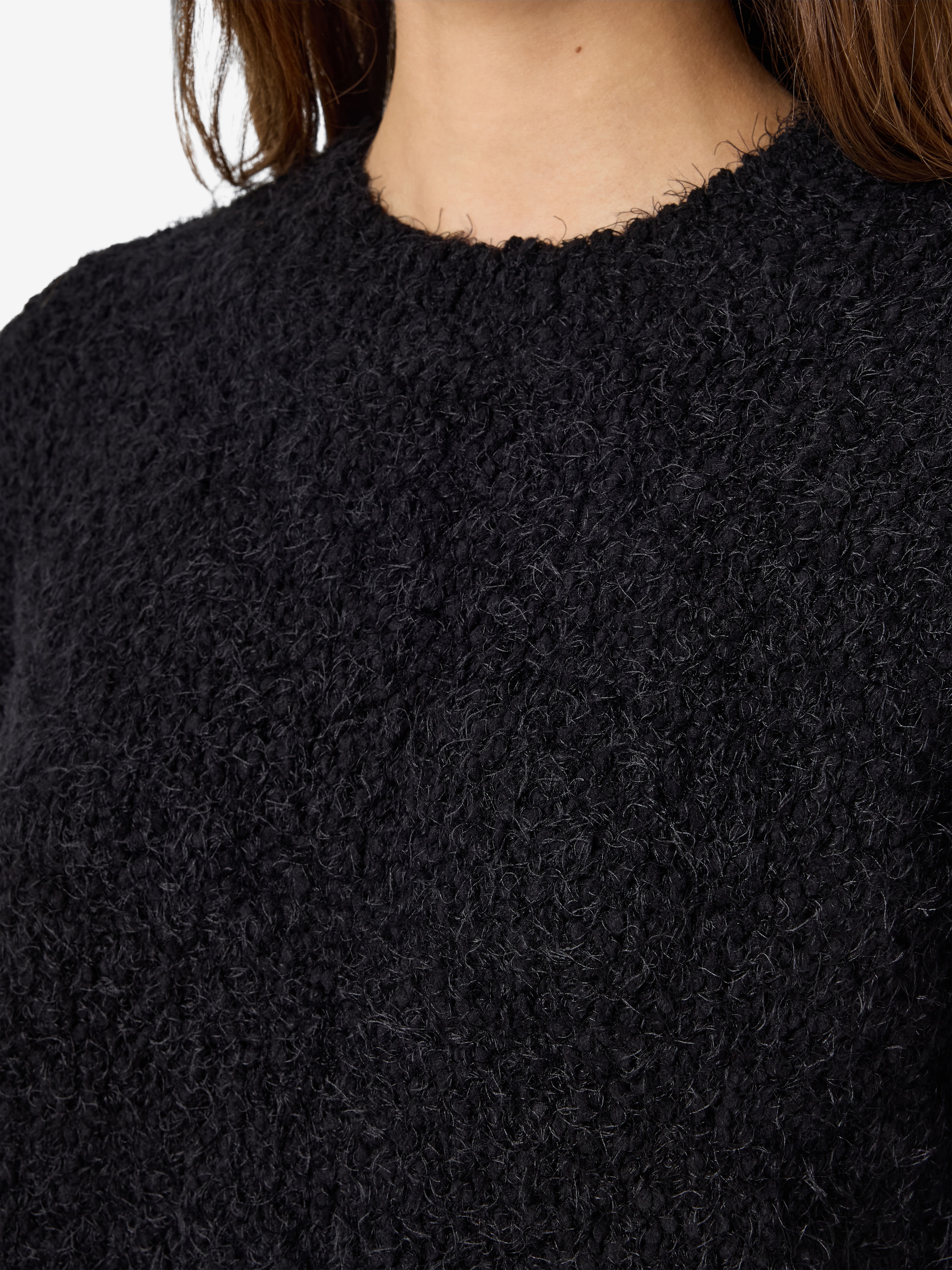Noisy may Rundhalspullover »NMSASSY L/S O-NECK KNIT FWD NOOS«