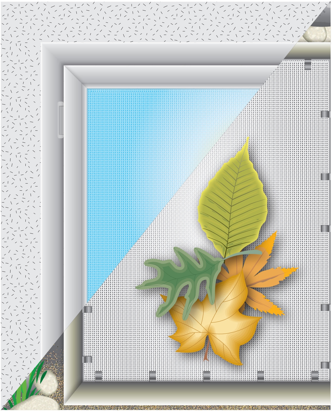 Windhager Fliegengitter-Gewebe »aus hochwertigem Fiberglas, Insektenschutz-Rolle für Fenster und Türen« Ersatzrolle erhältlich in 1,0x30 m oder 1,4x30 m, UV-beständig, weiß