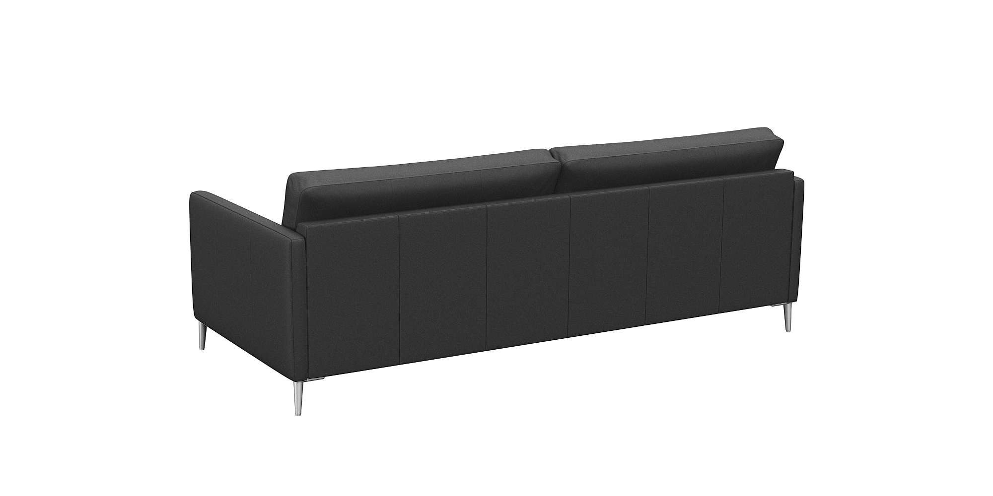 FLEXLUX 3-Sitzer »Fiore, super Sitzkomfort durch Kaltschaum im Sitz«, schmale Armlehnen, Füße Alu