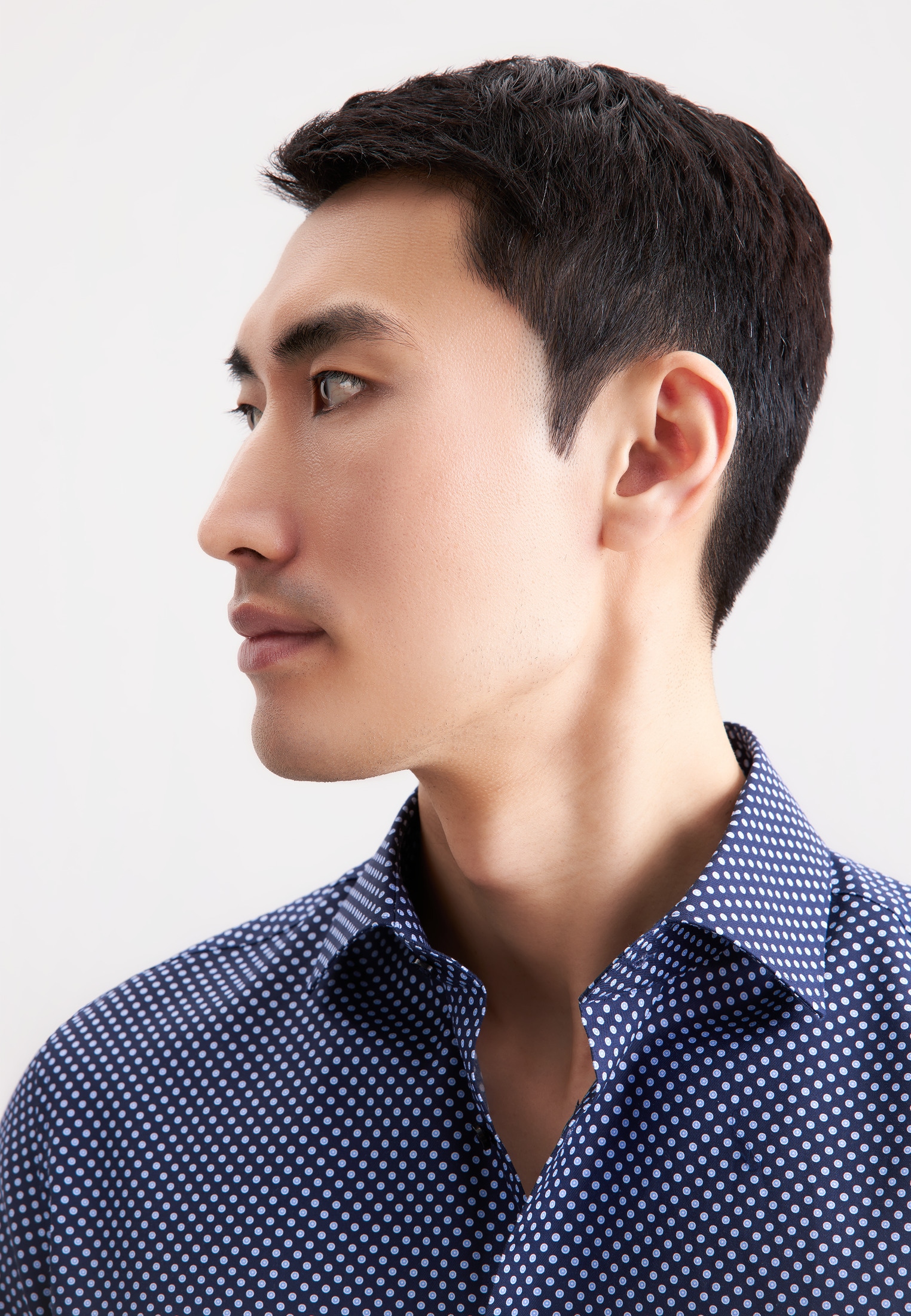 seidensticker Businesshemd »Schwarze Rose« X-Slim 1/1 Kentkragen Druck