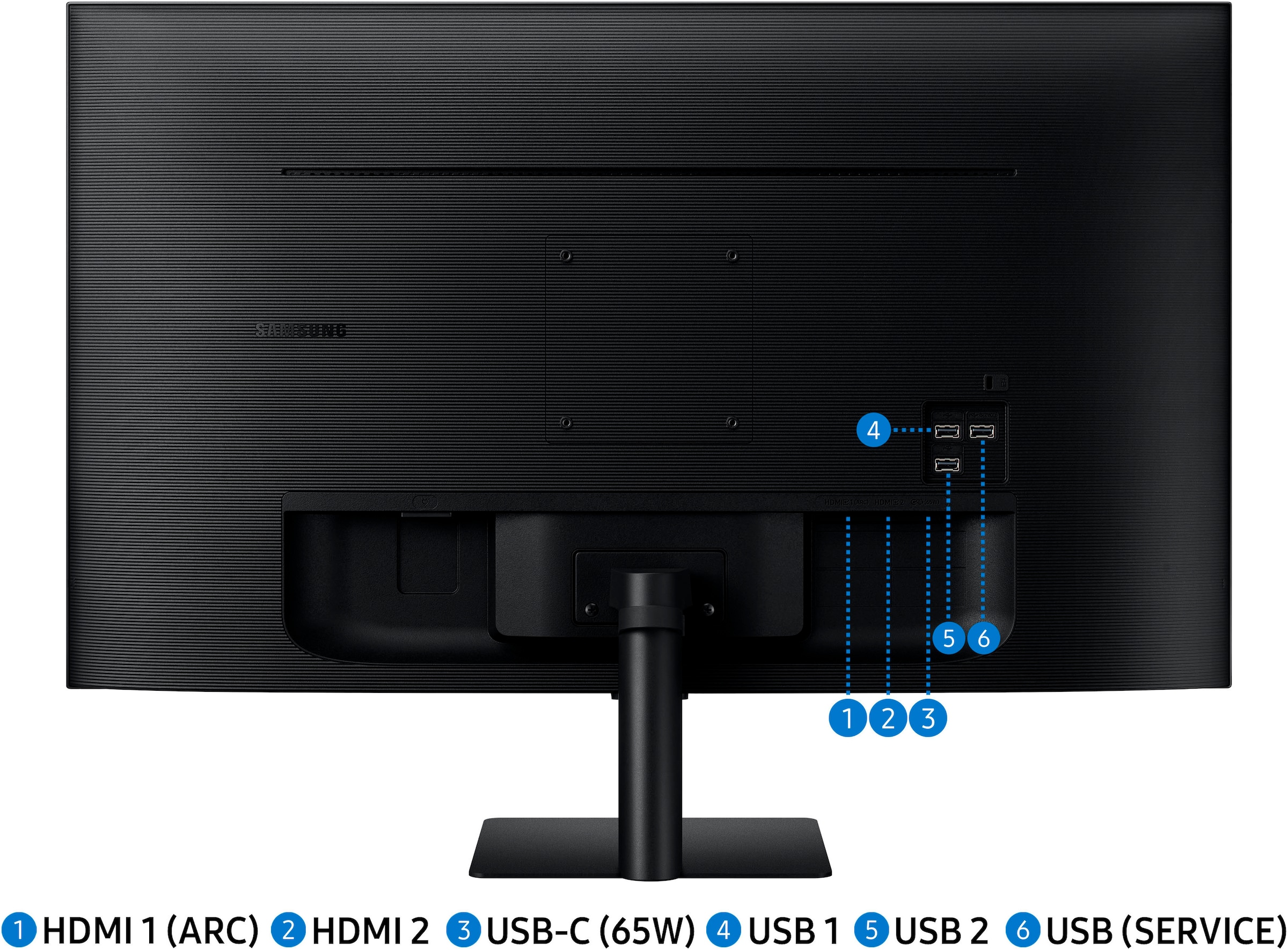 Samsung Smart Monitor »S32DM700UU«, 80 cm/32 Zoll, 3840 x 2160 px, 4K Ultra HD, 4 ms Reaktionszeit, 60 Hz