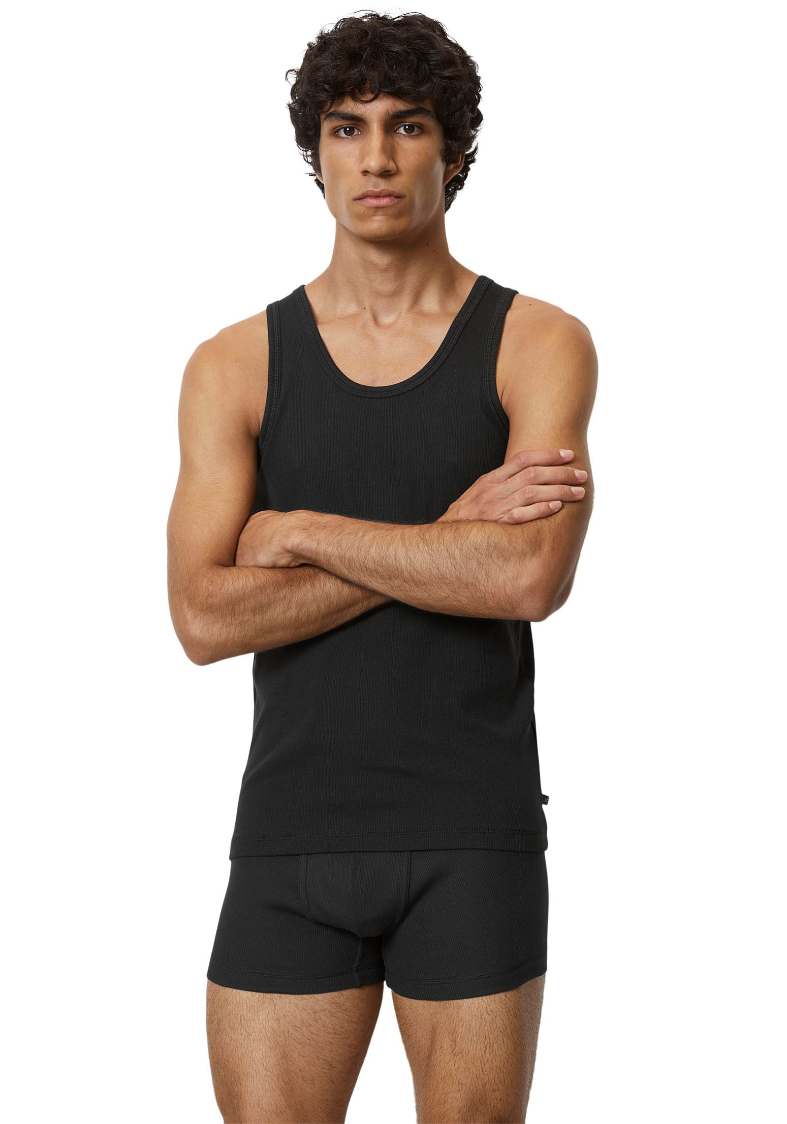 Marc O'Polo Muscleshirt »Iconic Rib«, (2er Pack), mit körpernahem Schnitt