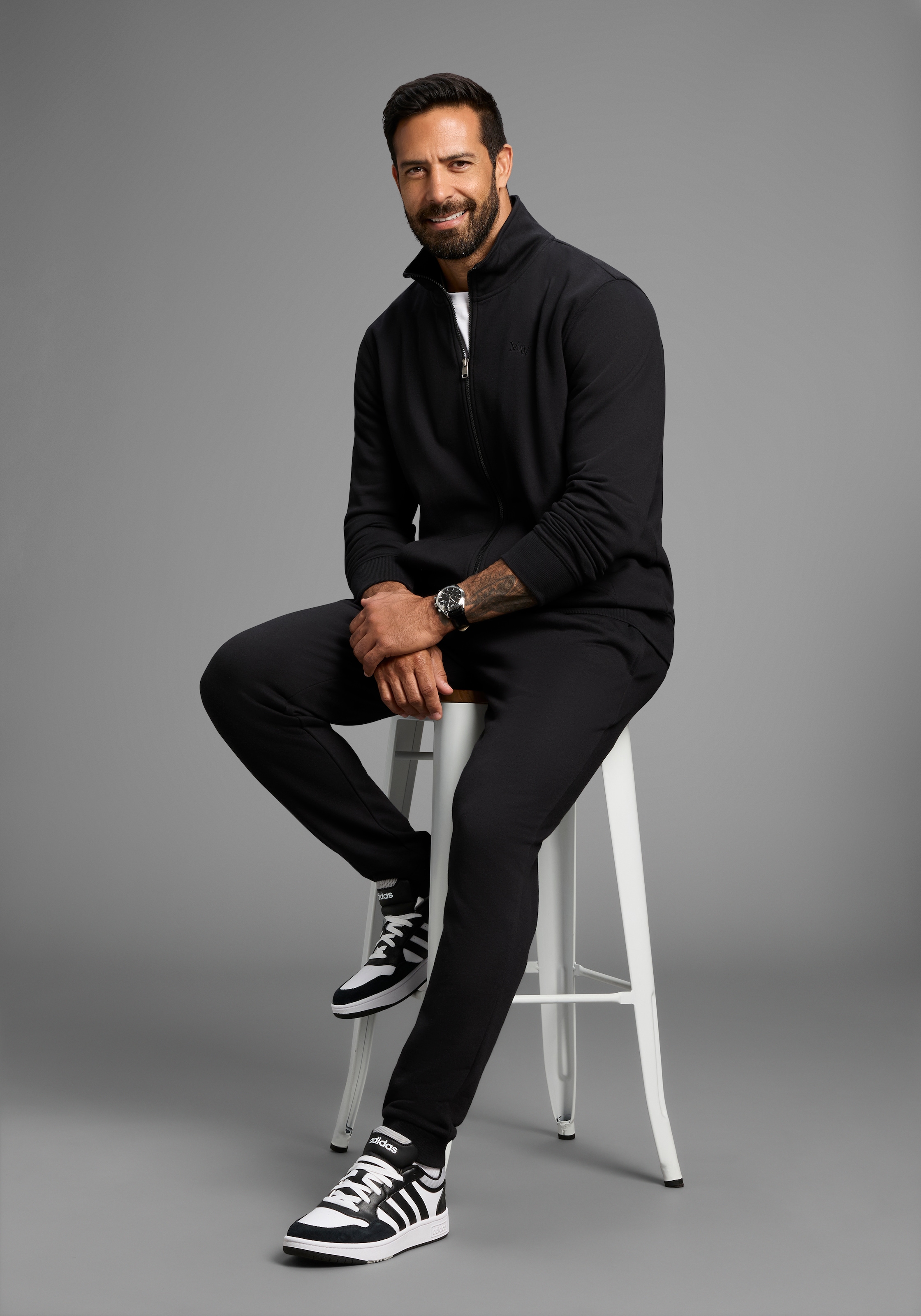 Man's World Sweatjacke »Jogginganzug«, für Sport und Freizeit