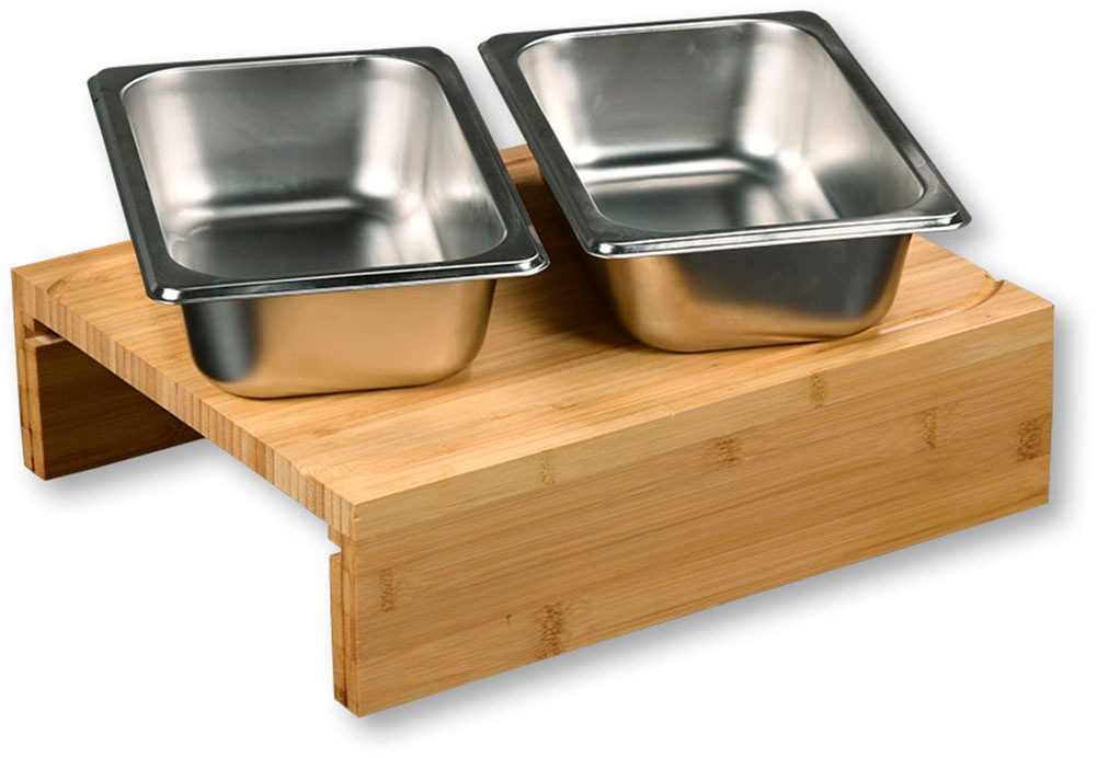 KESPER® Schneidebrett »mit 2 herausziehbaren Auffangschalen«, (Set, 3 St., günstig online kaufen
