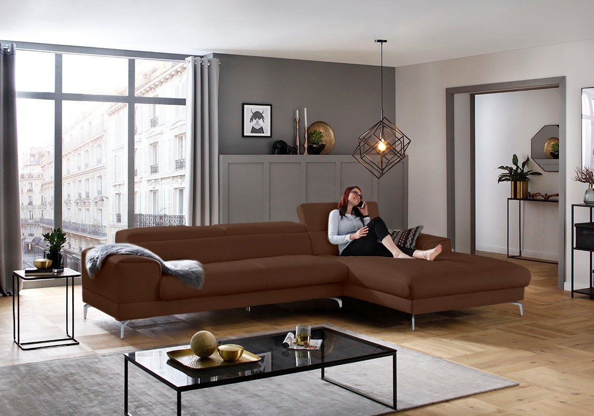W.SCHILLIG Ecksofa »piedroo, Designsofa mit tollem Sitzkomfort, bequem und günstig online kaufen