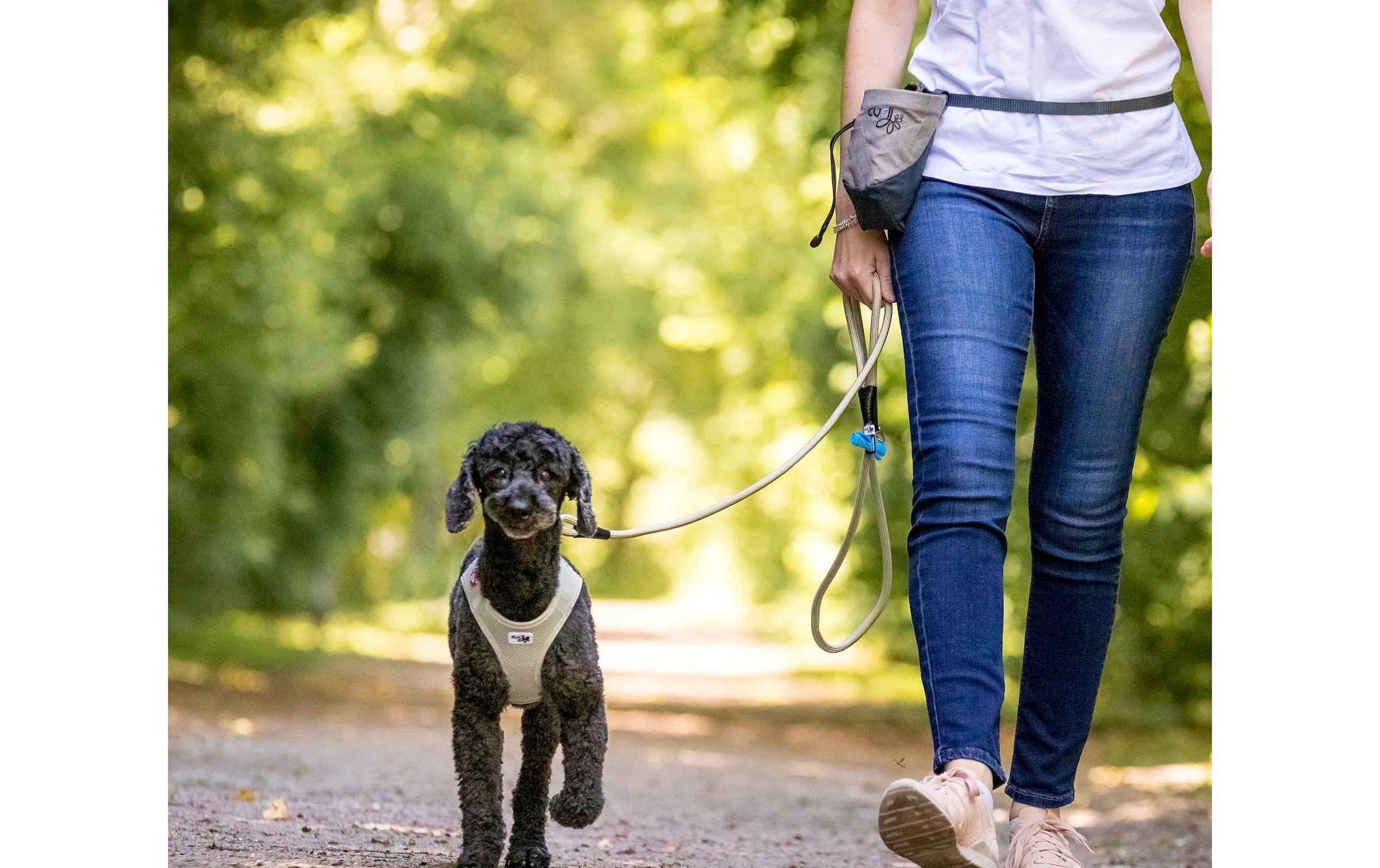 Curli Hundeleine »Comfort Leash pink L«