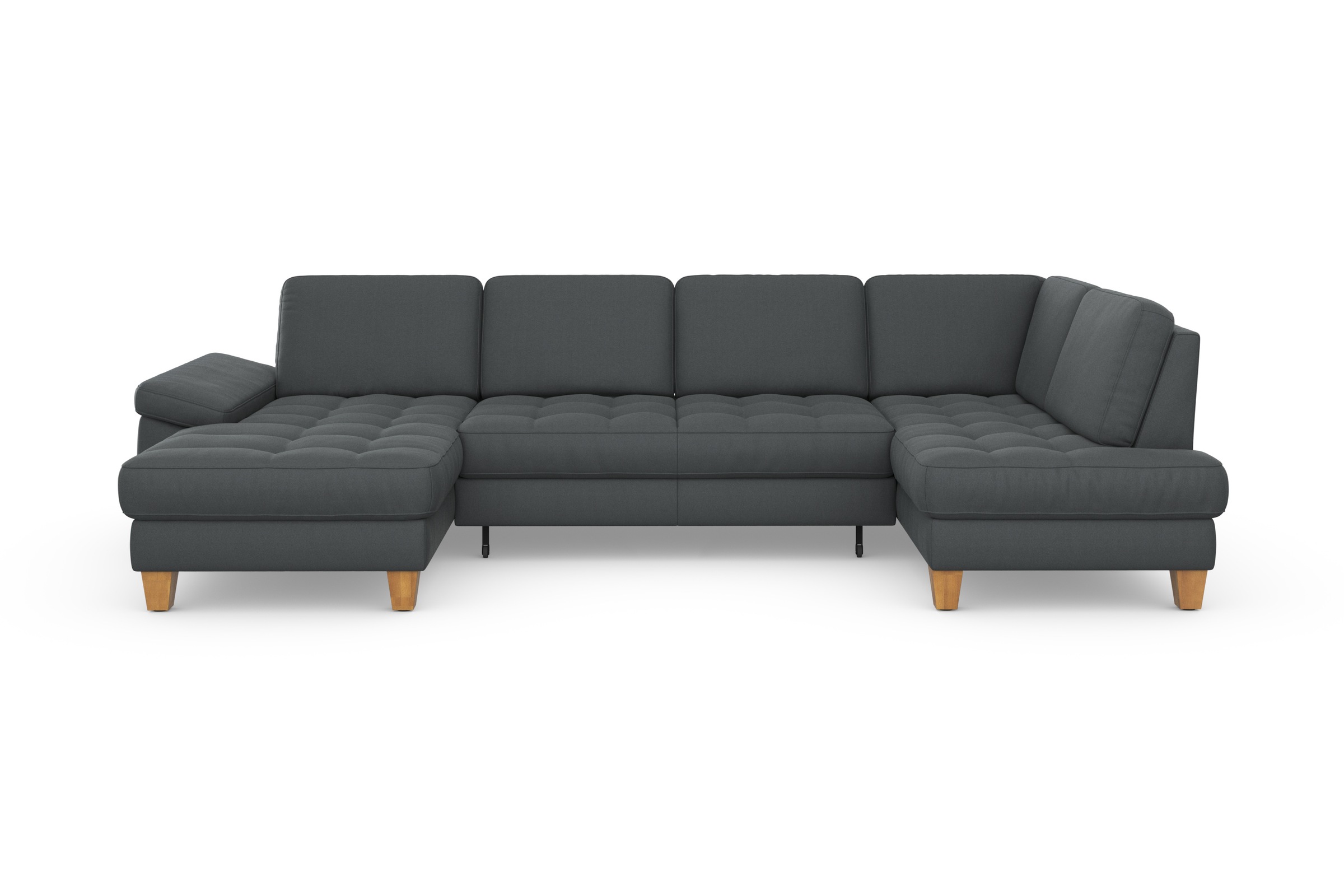 sit&more Wohnlandschaft »Westham U-Form«, wahlweise mit Bettfunktion, Bettkasten, Sitztiefenverstellung