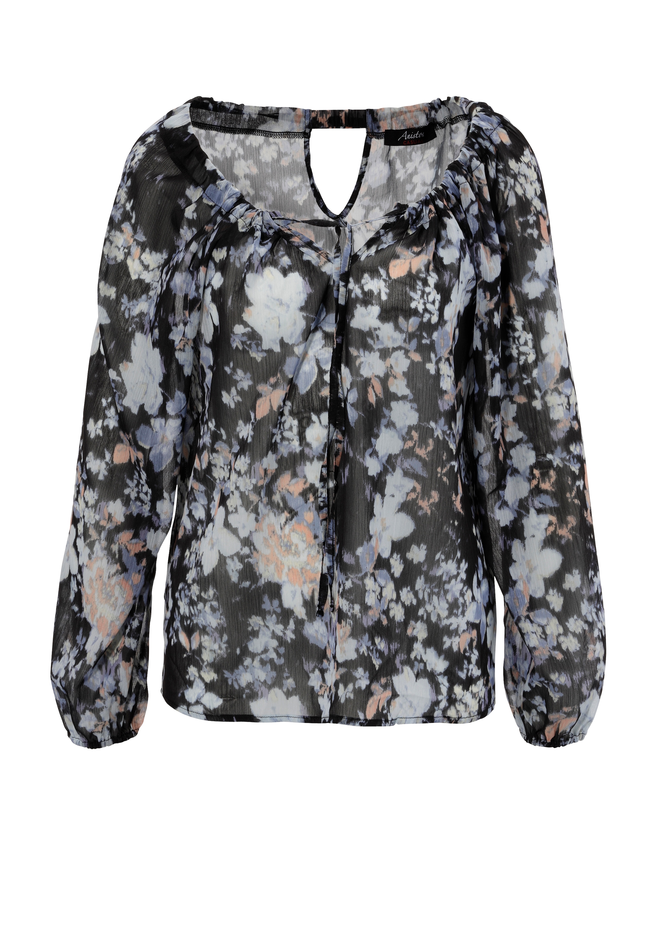 Aniston CASUAL Schlupfbluse mit raffiniertem Cut-Out im Rücken