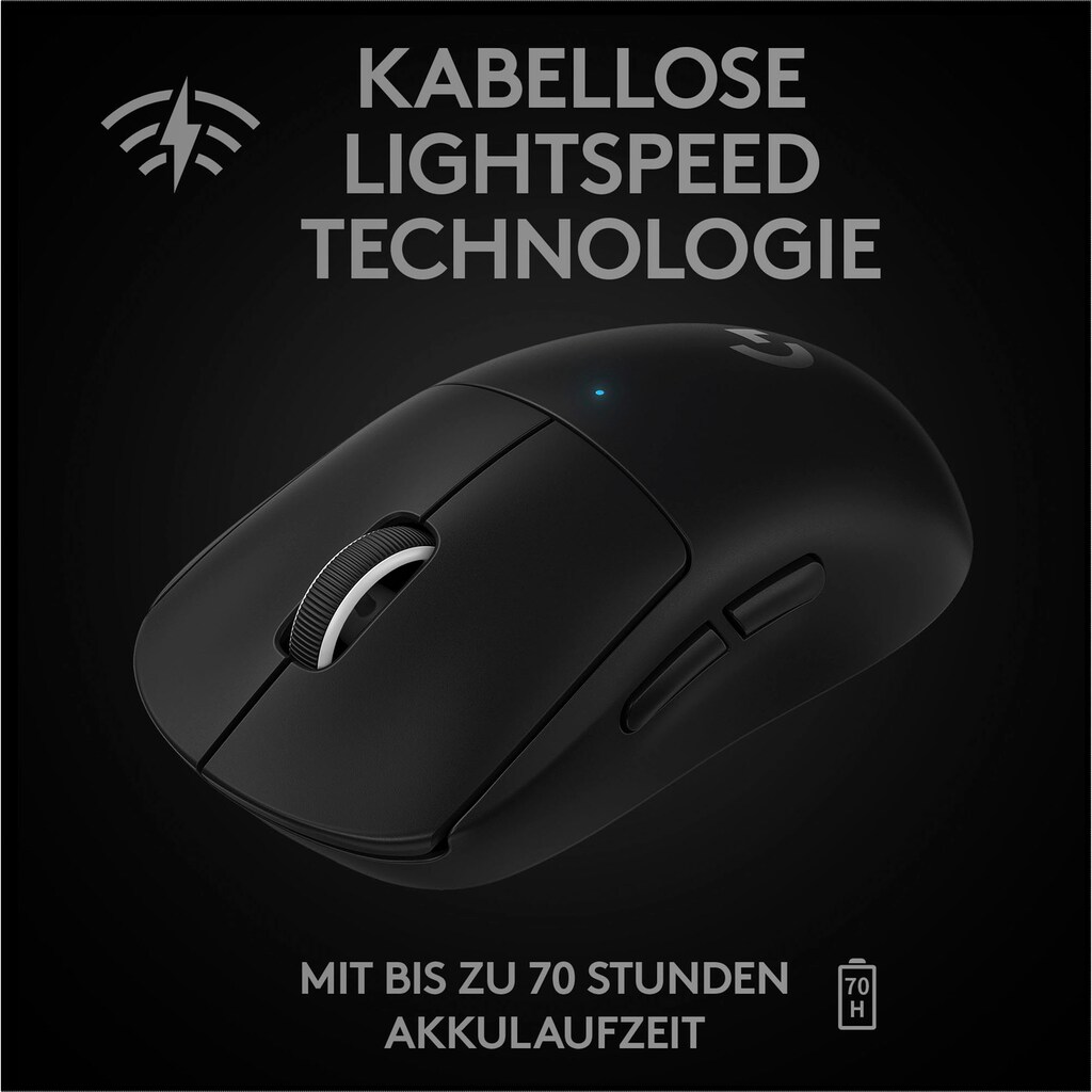 Logitech G Gaming-Maus »Pro X Superlight + G840 XL«, Funk