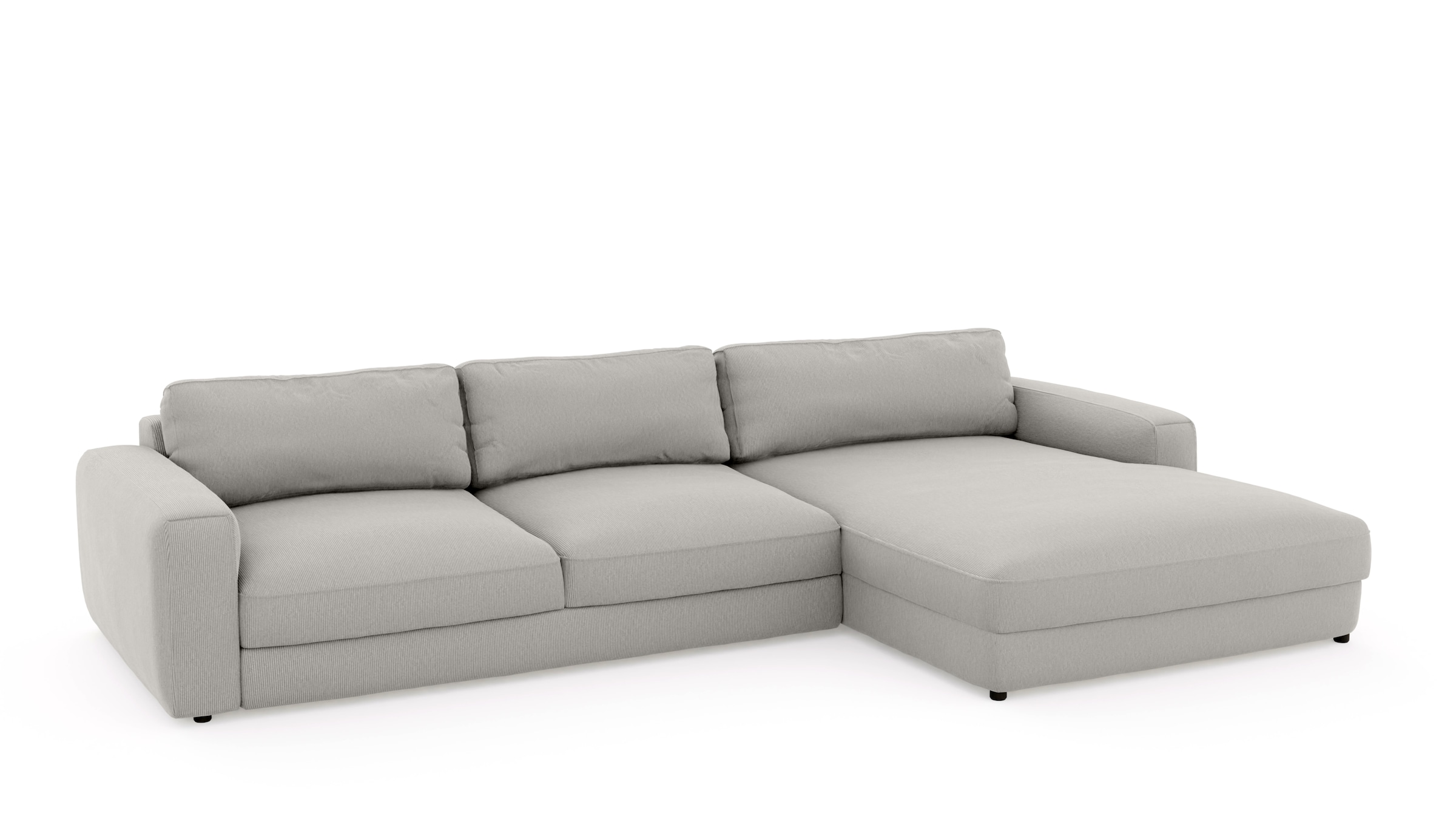 Places of Style Ecksofa "Bloomfield, L-Form", extra tiefe Sitzfläche, wahlw günstig online kaufen