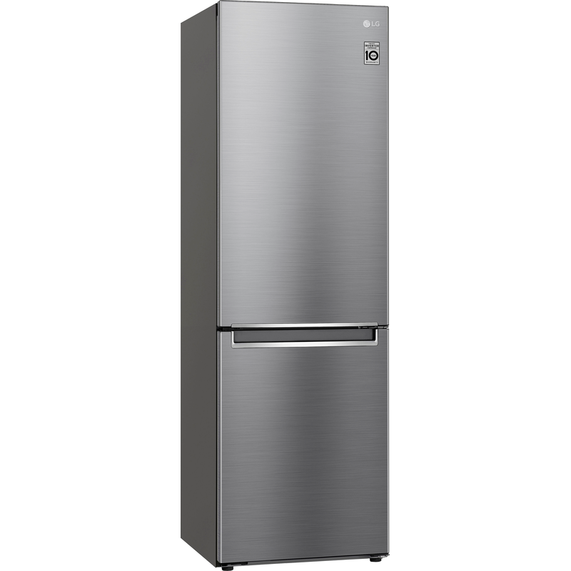 LG Kühl-/Gefrierkombination Serie 6 »GBB61PZGCN1« 186 cm hoch 59, 5 cm breit 2 Frischeschubladen silber DoorCooling+ : viel schneller und...