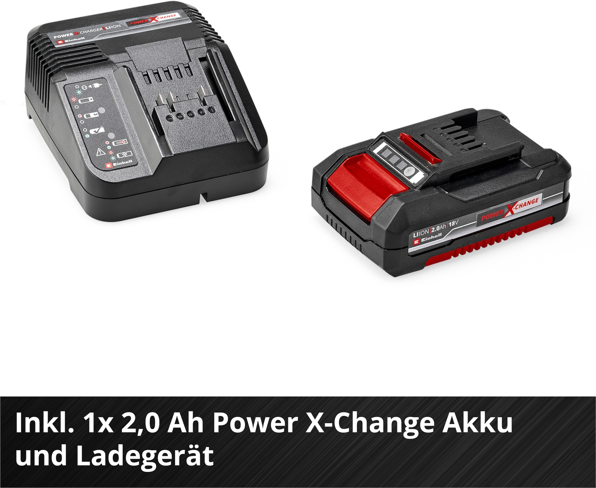 Einhell Akku-Laubbläser »GC-CL 18 Li E Kit«, 210 km/h Blasgeschwindigkeit, mit Akku 18V/2,0 Ah und Ladegerät