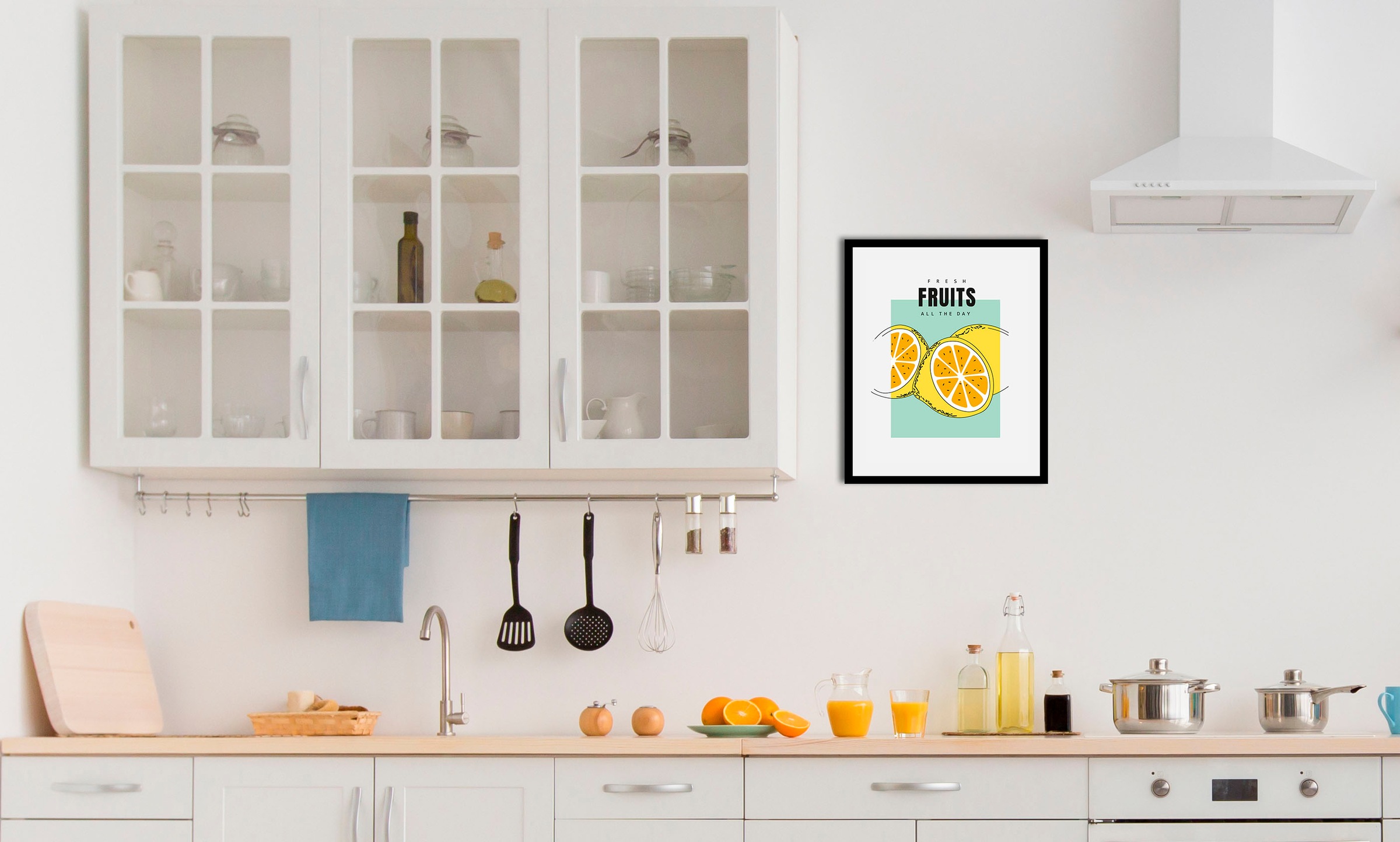 queence Bild »Fresh Fruits«, Obst-Obst Bilder-Essen-Lebensmittel-Kunst-Abst günstig online kaufen