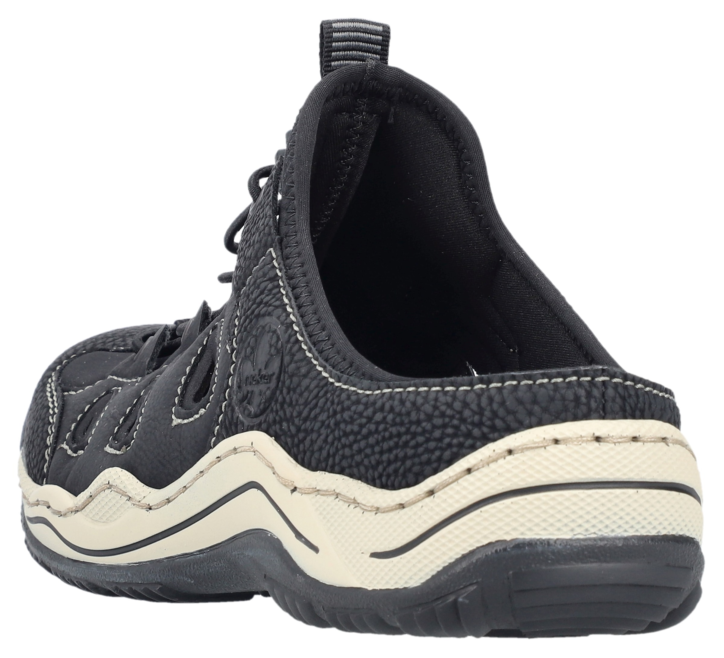 Rieker Clog, Sabot, Schlupfschuh, Schlappen in schmaler Form