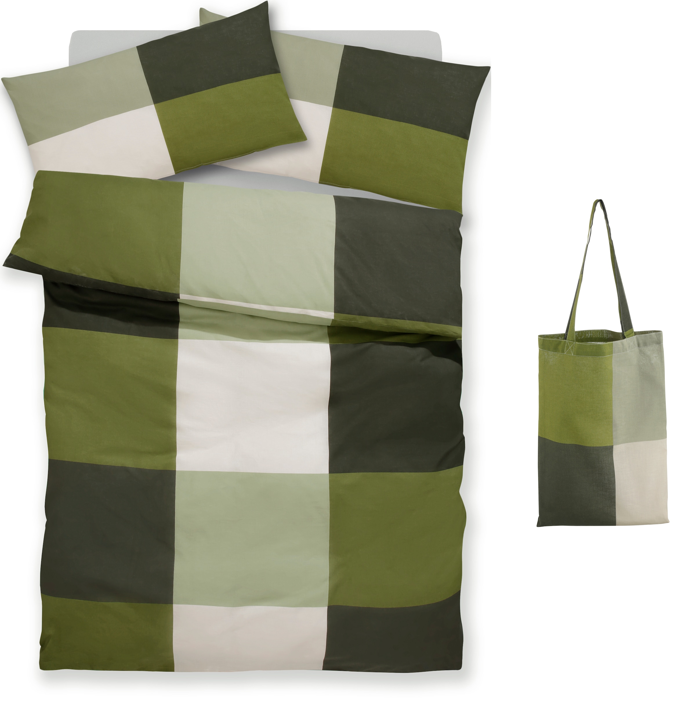 OTTO home Bettwäsche »Tirrell« 3 Bettwäsche ab Gr. 135x200 cm, 100% Baumwolle, Marke H.I.S by OTTO home