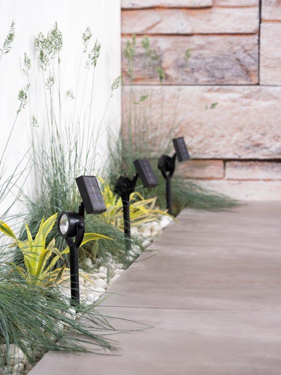 LUXFORM Gartenstrahler »Solar-Erdspießleuchte - Zamora - 3 Stück - LED«, Le günstig online kaufen