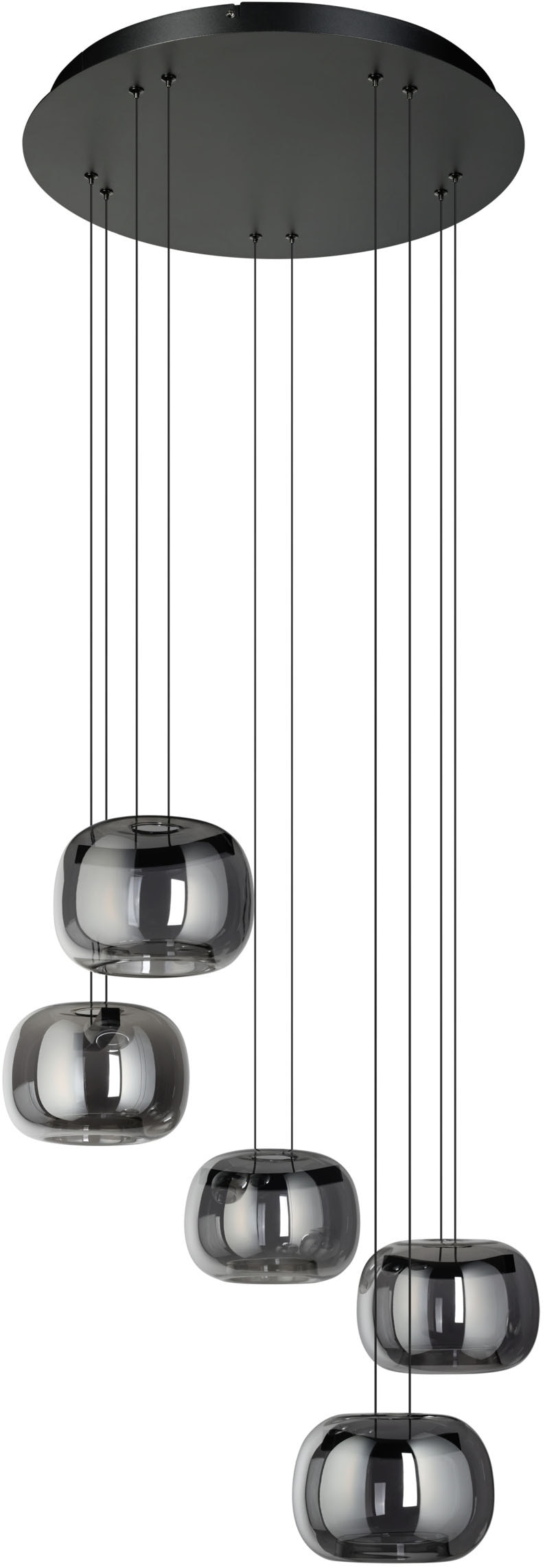 EGLO Hängeleuchte »HORTUNAS Pendellampe - Stahl - LED - 5X5,8W - IP20« LED- günstig online kaufen