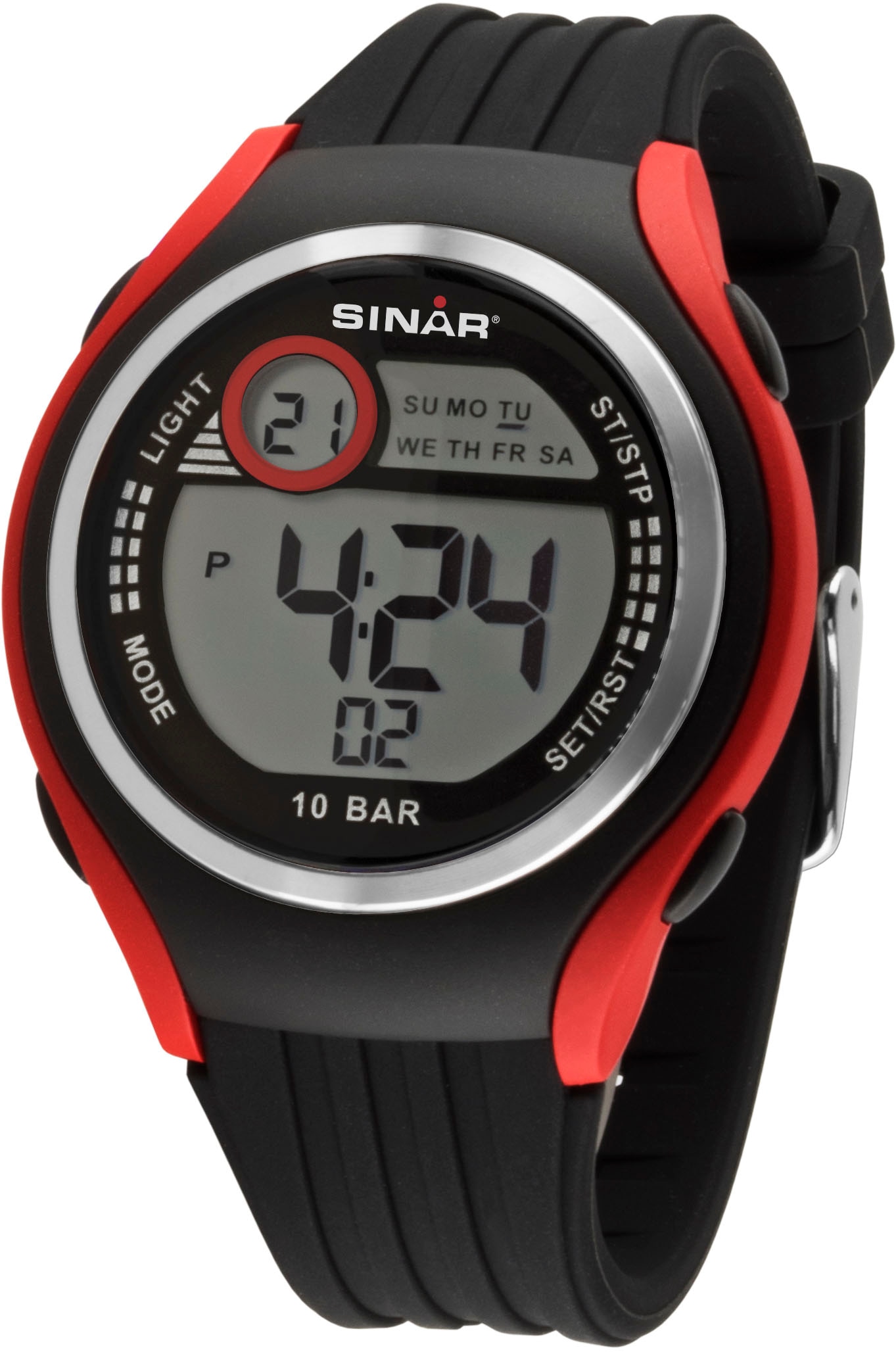 SINAR Chronograph »XF-66-4«, Armbanduhr, Quarzuhr, Herrenuhr, digital, Datu günstig online kaufen