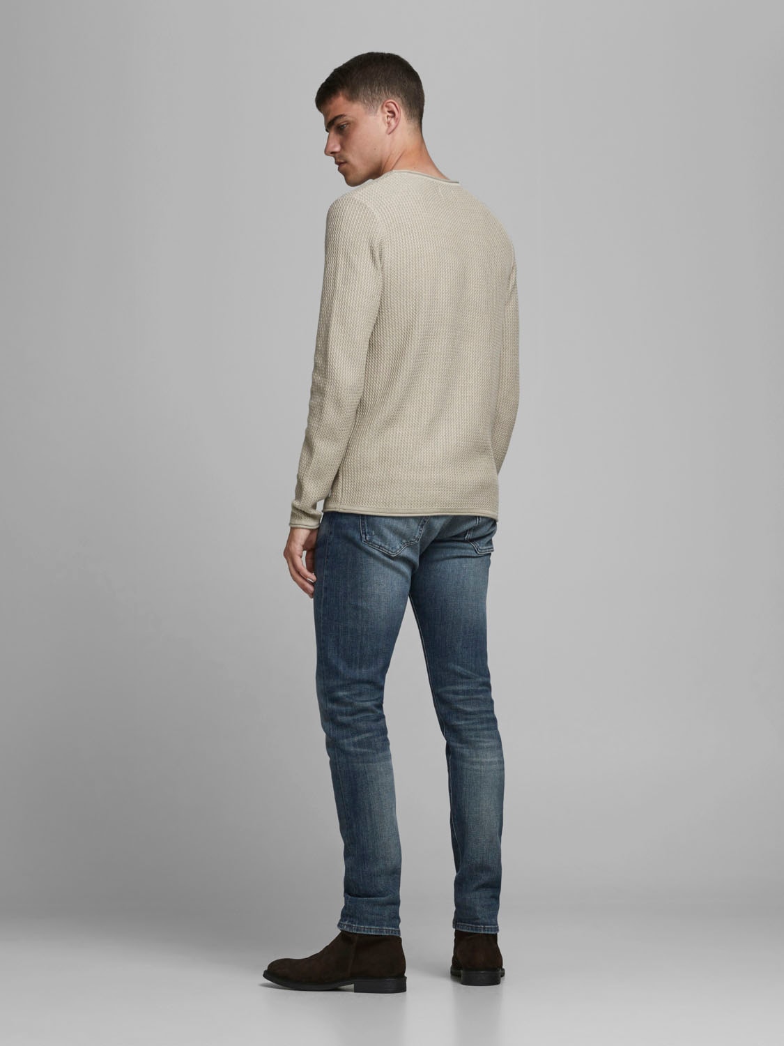 Jack & Jones Rundhalspullover »Carlos«