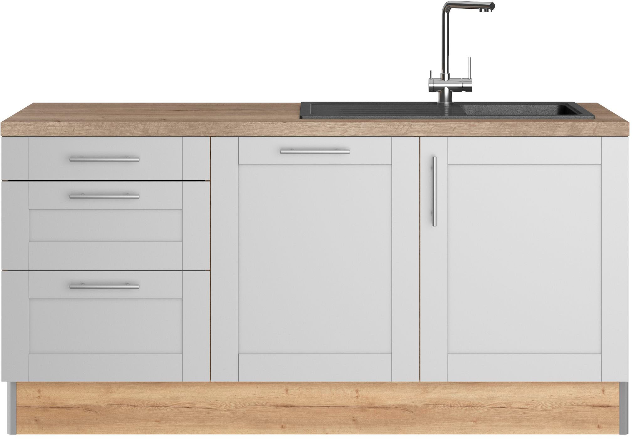OPTIFIT Küche »Ahus«, 180 cm breit, wahlw.mit E-Geräten, Soft Close Funktio günstig online kaufen