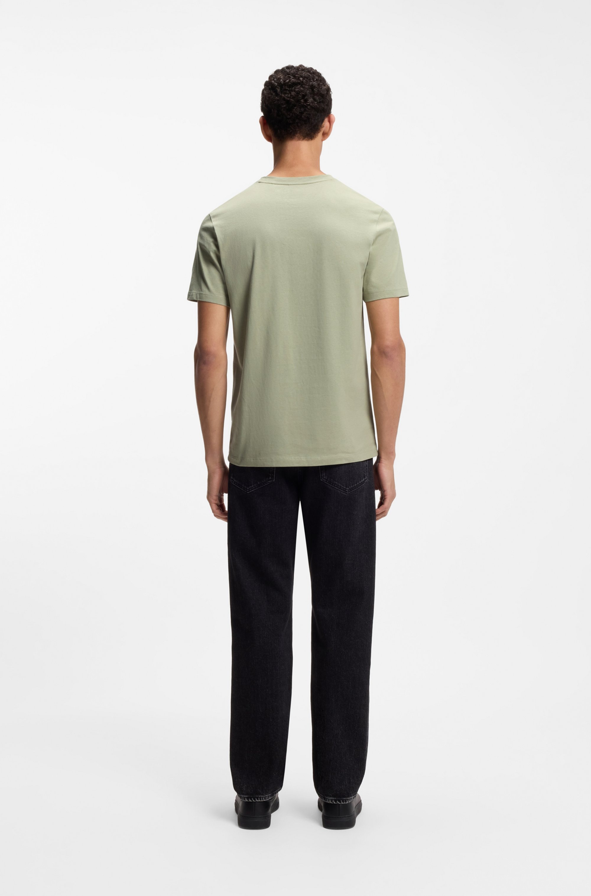 BOSS ORANGE T-Shirt »Tales Regular Fit« 100% Baumwolle BOSS Logo Patch Rundhals
