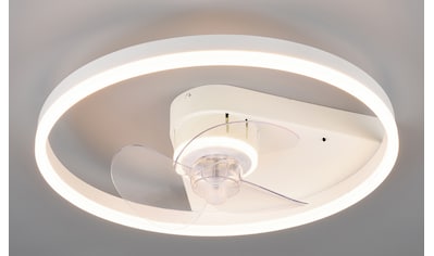 LED Deckenleuchte »Borgholm«, mit Ventilator, Fernbedienung und Timerfunktion....