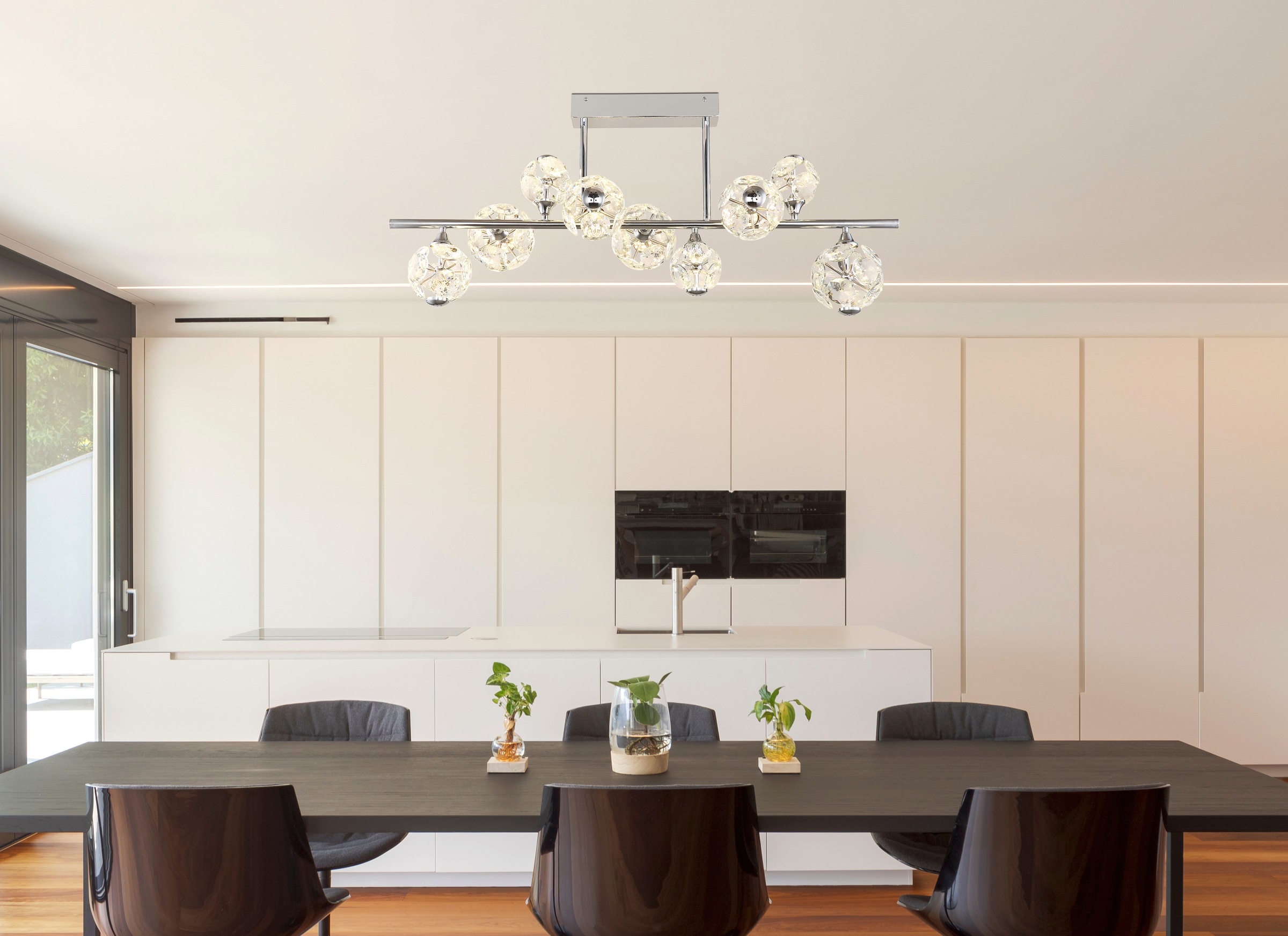 GLOBO LIGHTING Deckenleuchte »VIRINA« LED-Modul 1 Stk. Warmweiß Deckenlampe günstig online kaufen