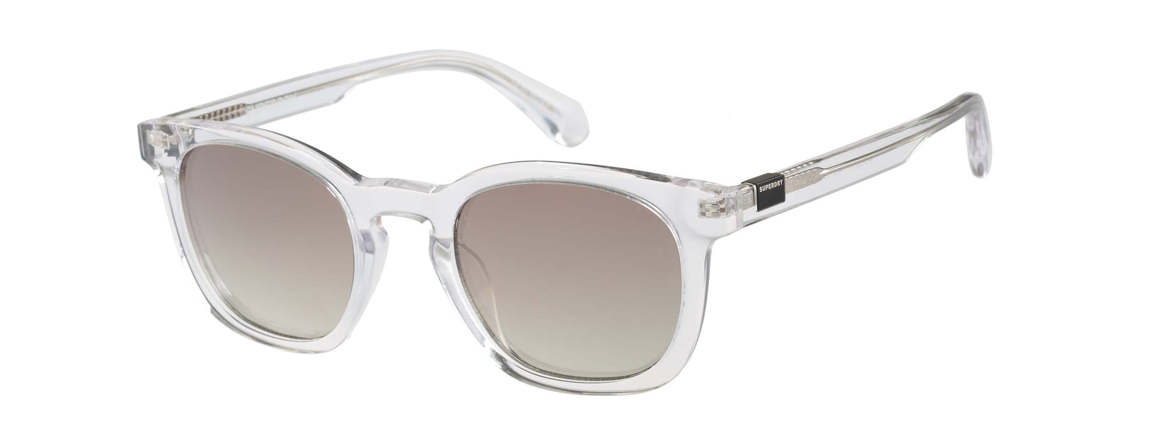 Superdry Sonnenbrille »Modell 996091« Form Rund, Logoschriftzug auf Bügel, Kunststofffassung