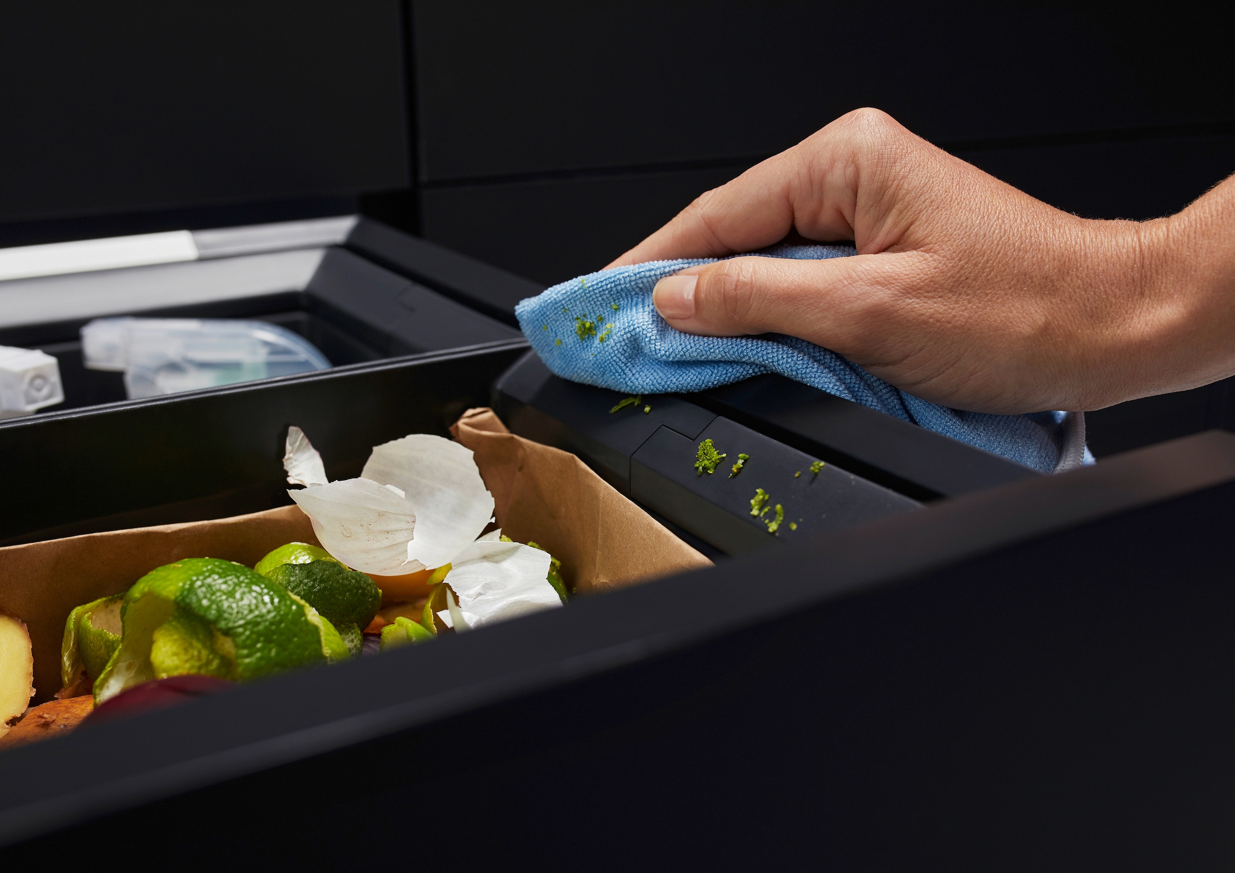 Blanco Einbaumülleimer »FLEXON II Low 50/2« 2 Behälter Abwaschbare und entnehmbare Eimer