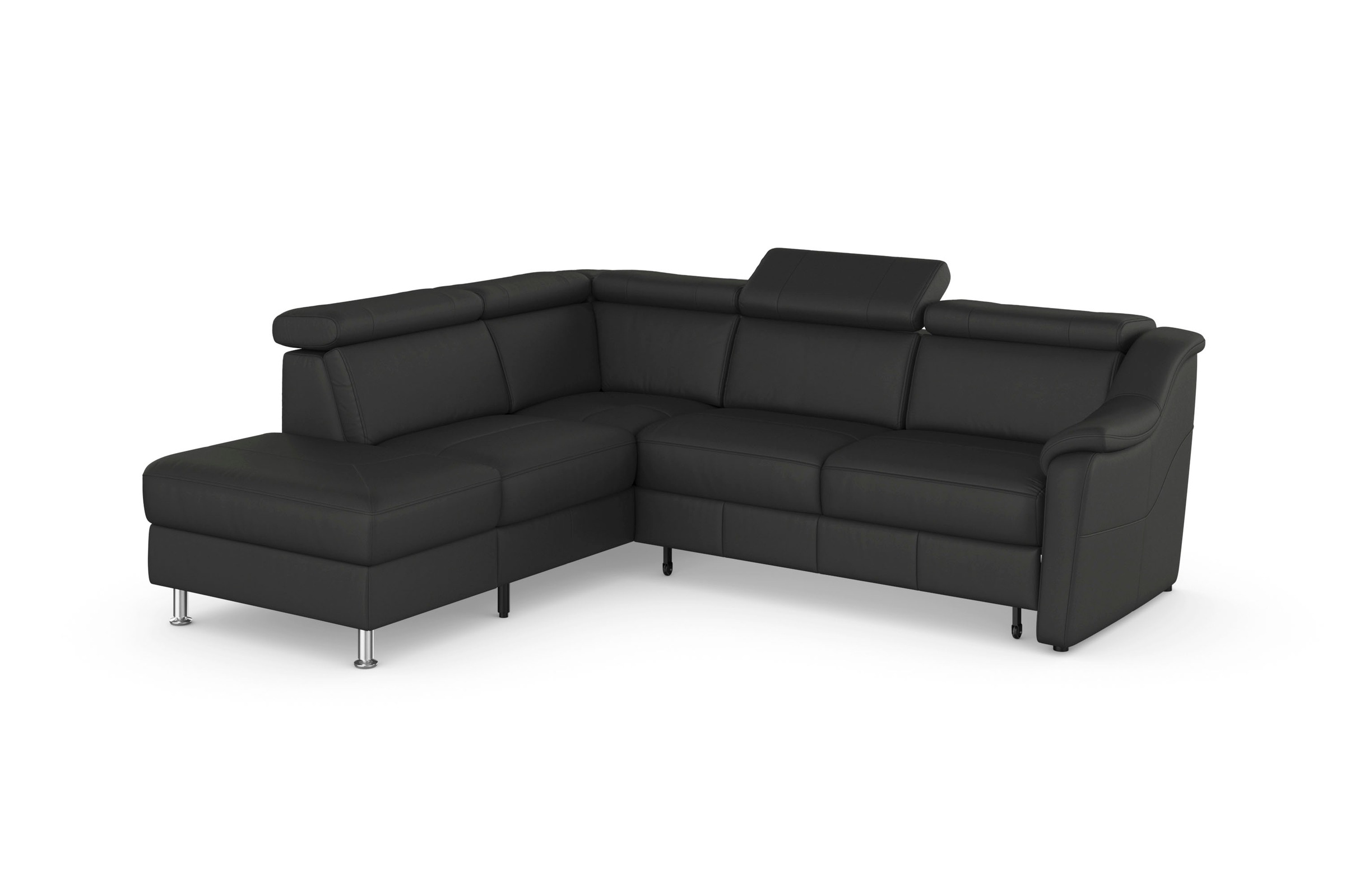 sit&more Ecksofa »Freetown L-Form«, inklusive Kopfteilverstellung und komfortablem Federkern