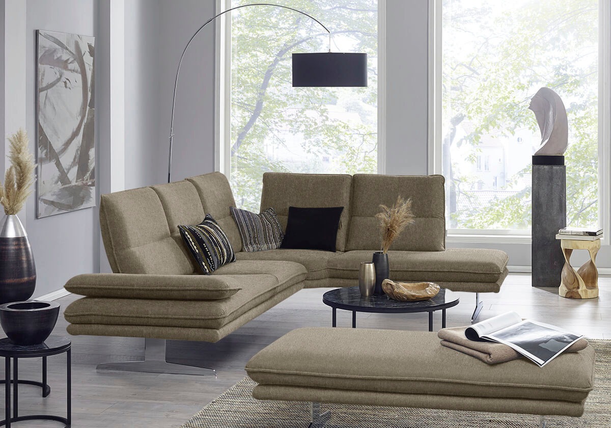 W.SCHILLIG Ecksofa »broadway, Designsofa, mit tollem Sitzkomfort, L-Form«, günstig online kaufen