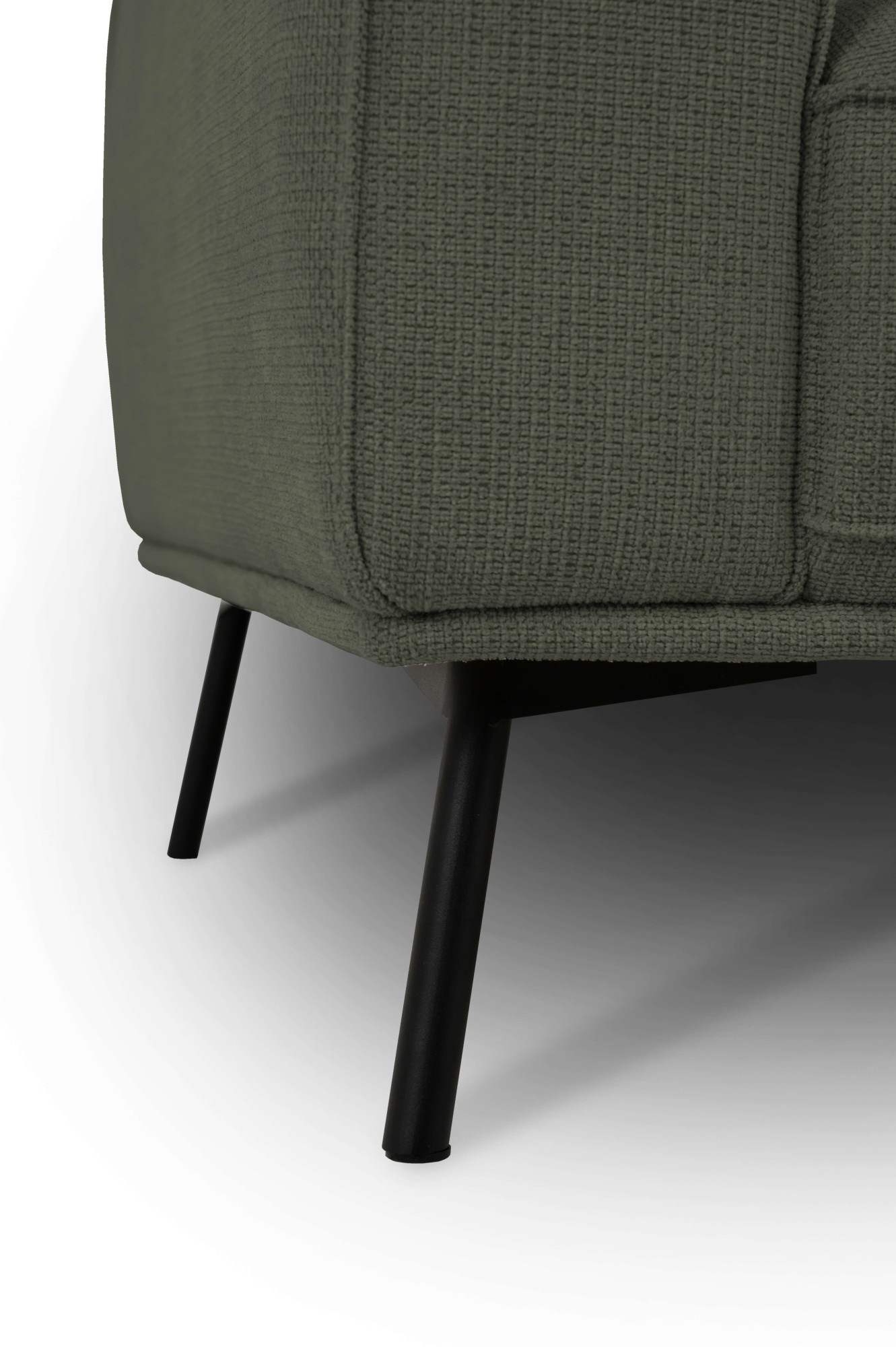 andas Ecksofa »Vosby«, Breite 260 cm, Chenille, mit dekorativer Kedernaht