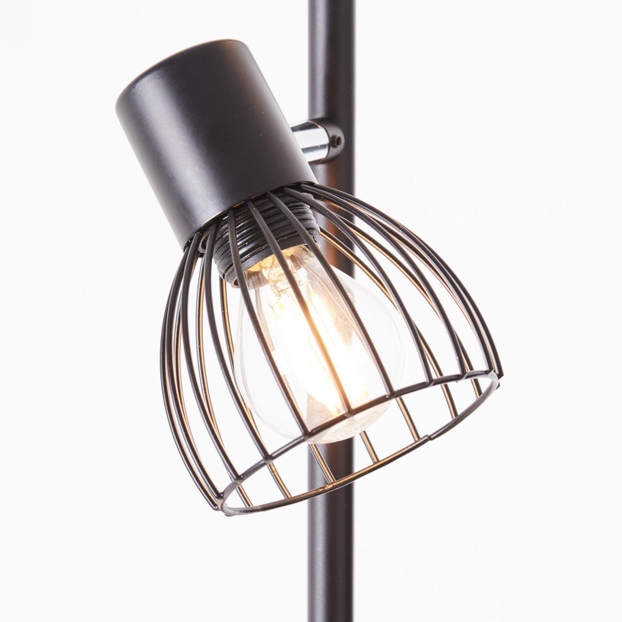 Brilliant Stehlampe »Blacky«, 3 flammig, Leuchtmittel E14 | ohne Leuchtmittel, 3flg schwarz matt