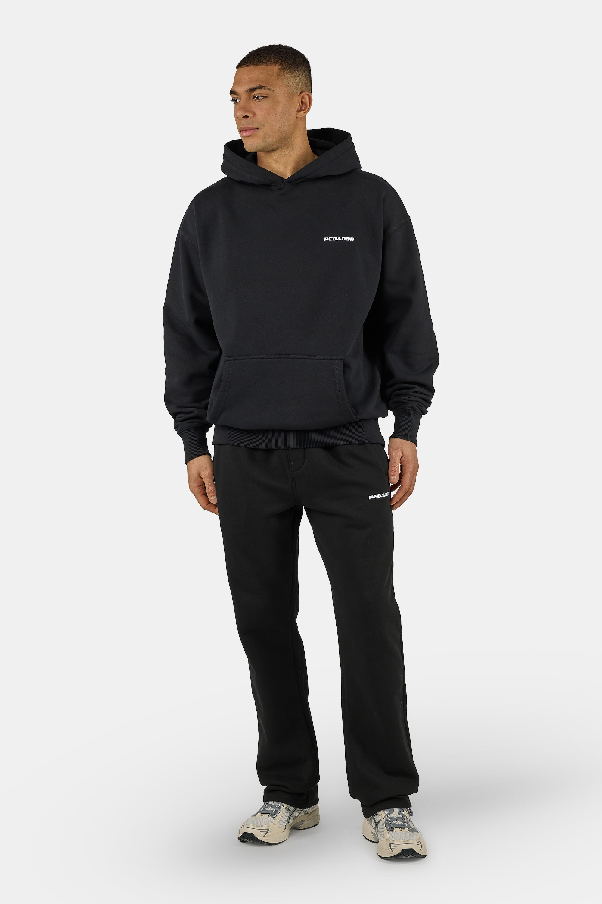 PEGADOR Sweathose »Logo Wide Sweat Pants«  Baumwollmischung, weit