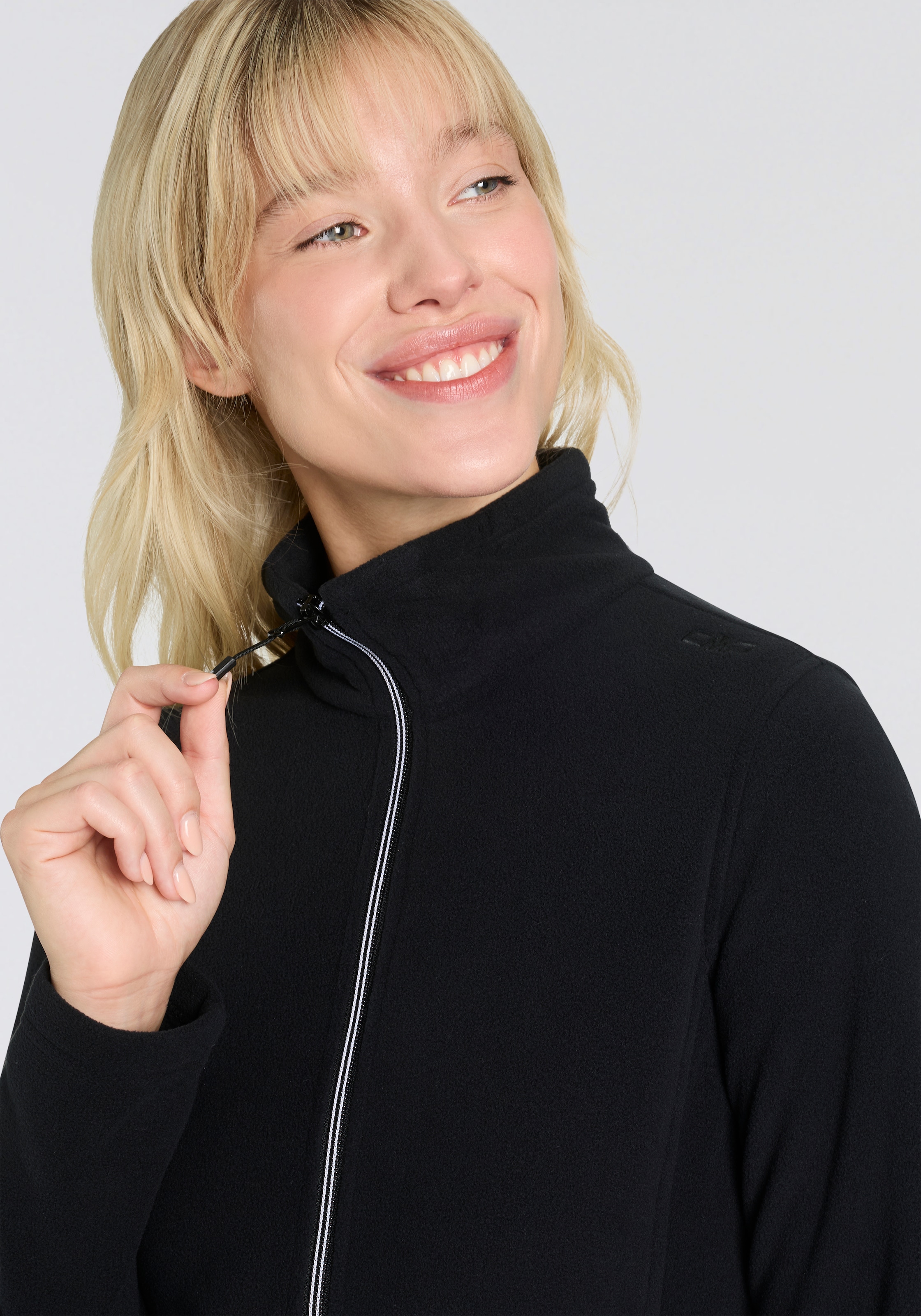CMP Fleecejacke »WOMAN JACKET« mit Reißverschluss, wasserabweisend, windabweisend, atmungsaktiv