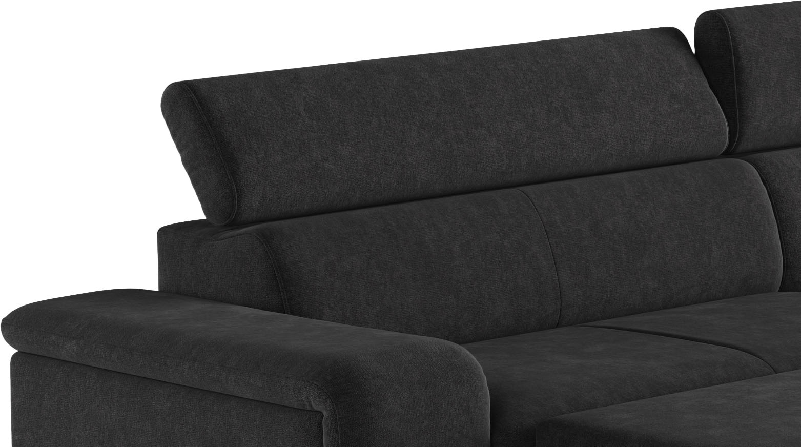COTTA Ecksofa »Emma L-Form«, mit Kopfteilverstellung, wahlweise mit Bettfunktion & Bettkasten