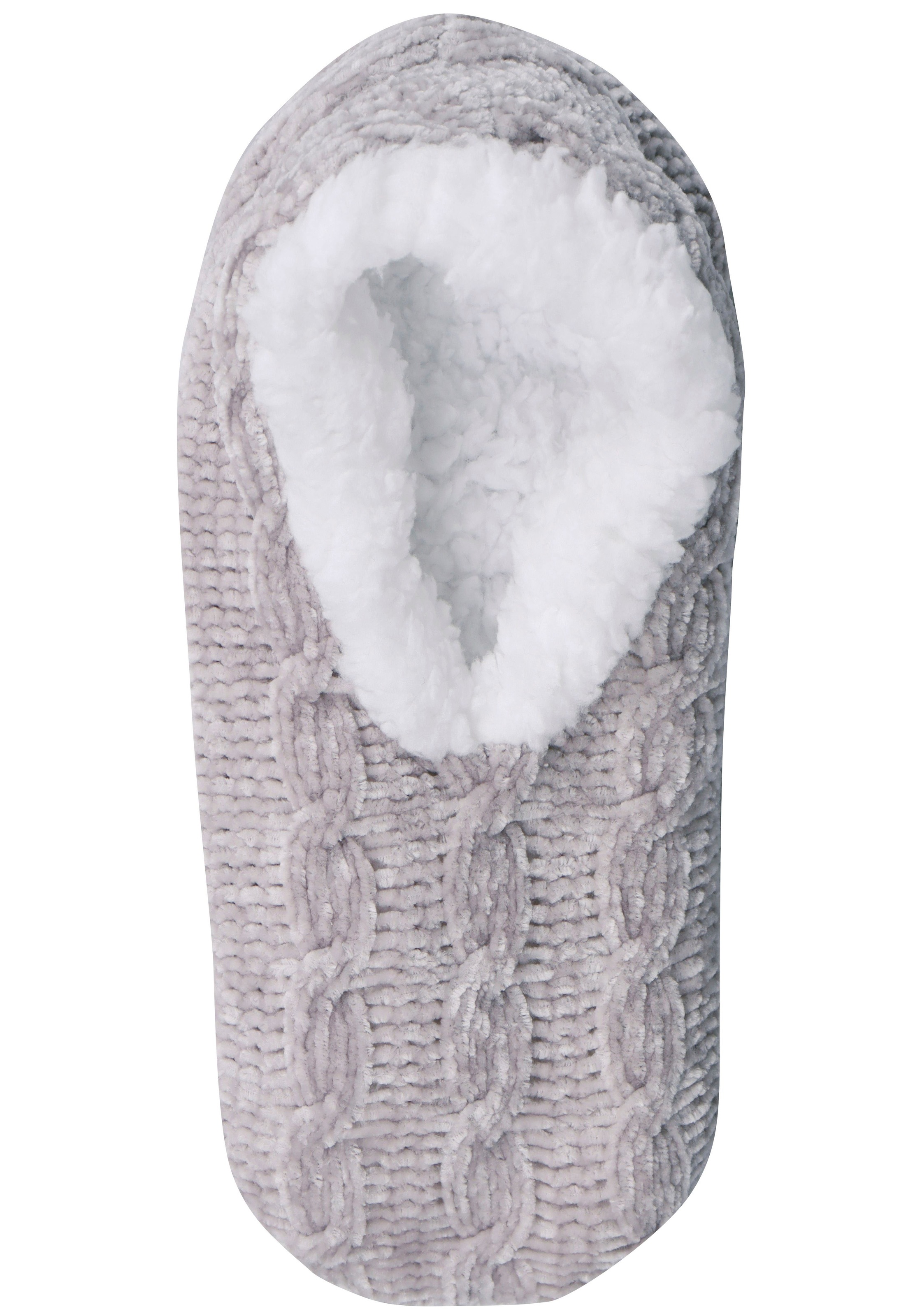 Capelli New York Kuschelsocken, mit flauschigem Kunstfellfutter