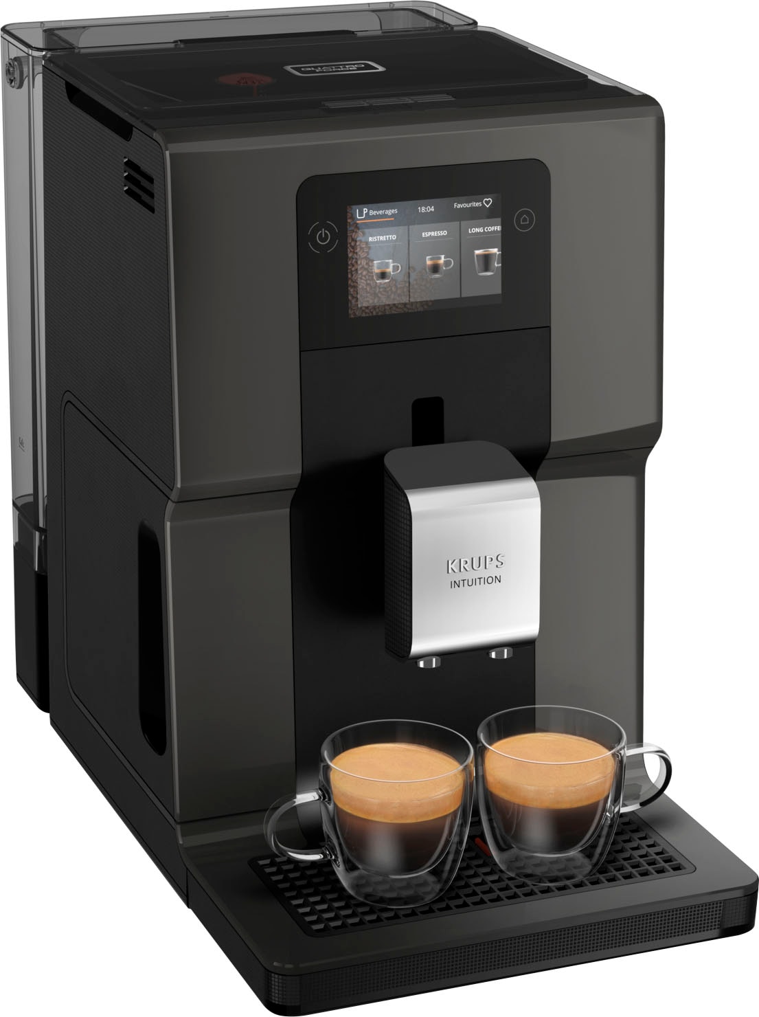 Krups Kaffeevollautomat »EA872B Intuition Preference«, 3,5"-Farb-Touchscreen, intuitive farbige Lichtanzeigen