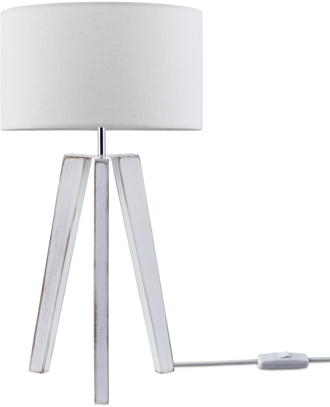 Paco Home Tischleuchte »Canvas uni Color«, 1 flammig, Leuchtmittel E27   oh günstig online kaufen
