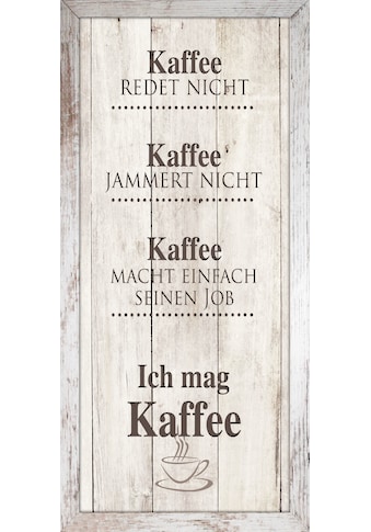 Bild mit Rahmen »Kaffee«, (1 St.)