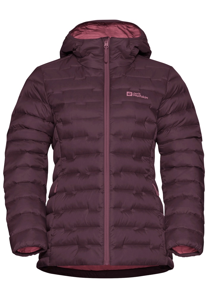Jack Wolfskin Daunenjacke »PASSAMANI DOWN HOODY W RDS«, mit Kapuze