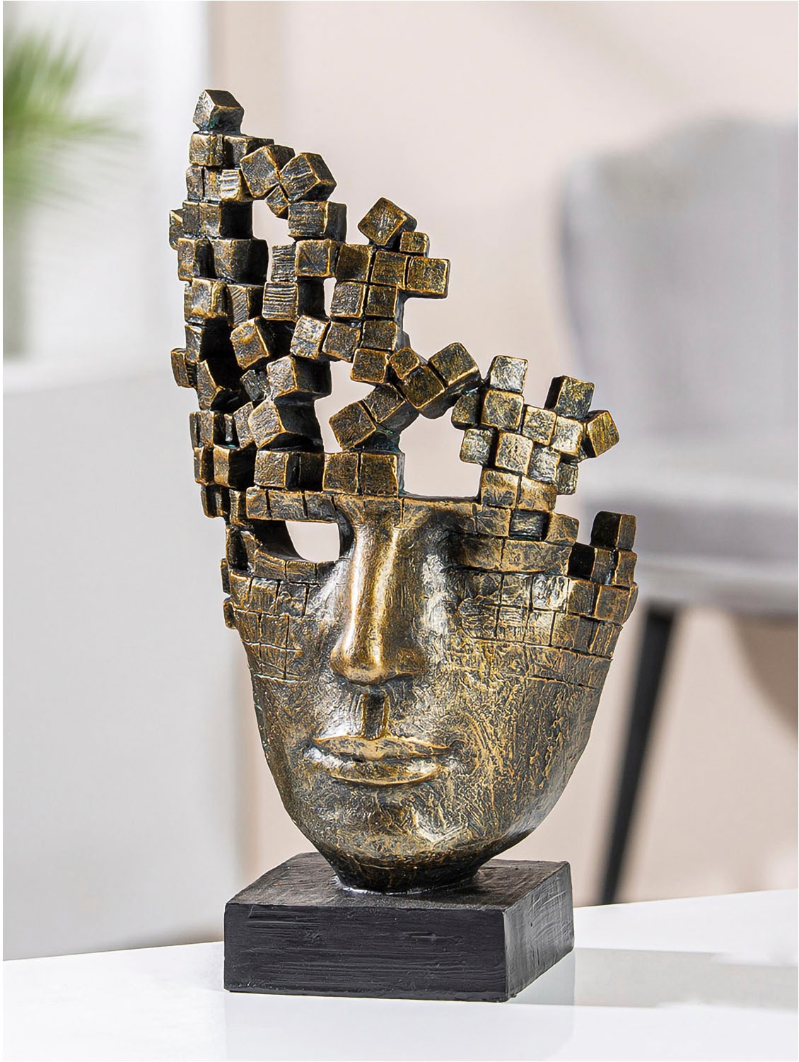 Casablanca by Gilde Dekofigur »Skulptur "Male Mask"« günstig online kaufen